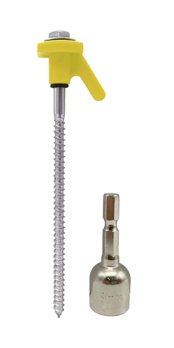 Happy People Campingbox mit Schraubnägeln schwarz