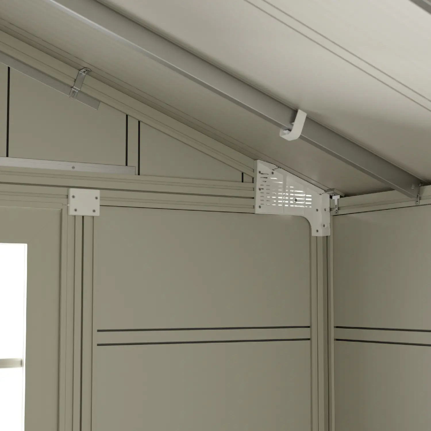 Grosfillex Gartenhaus Deco H 11 370 x 407 cm (inkl. Dachüberstand)