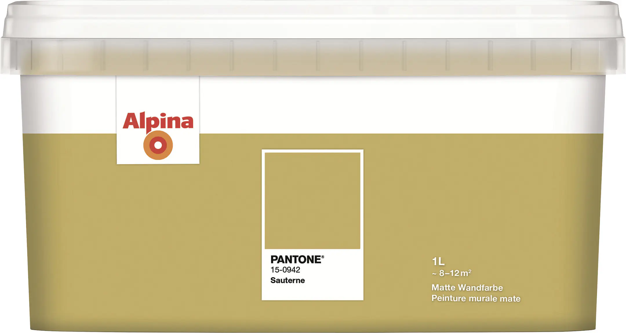 Alpina Wandfarbe Pantone matt sauterne 1 L