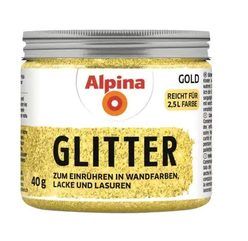 Alpina Kreativ Glitter Gold 40g