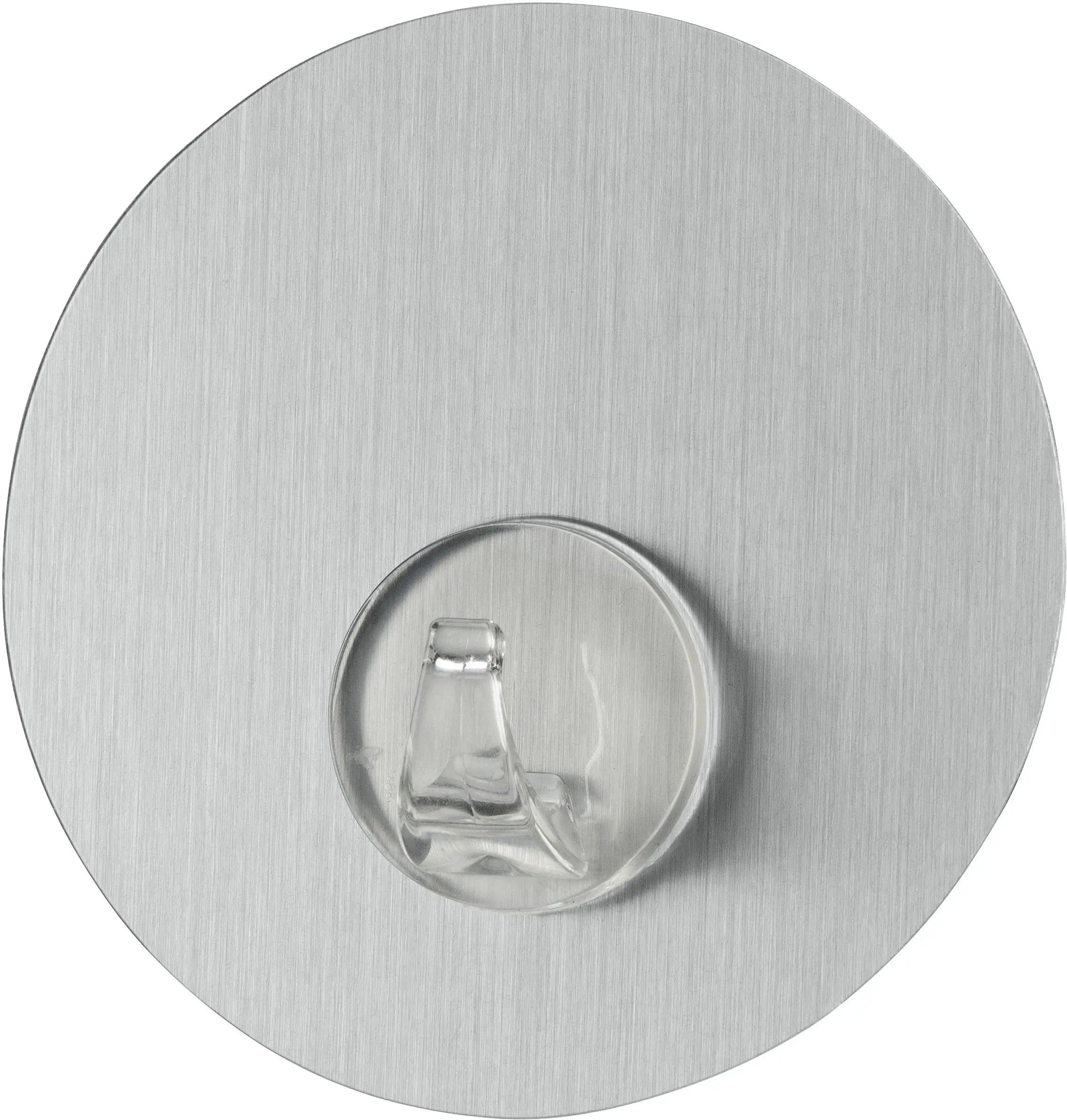Wenko Static-Loc Wandhaken Uno Kunststoff, silber
