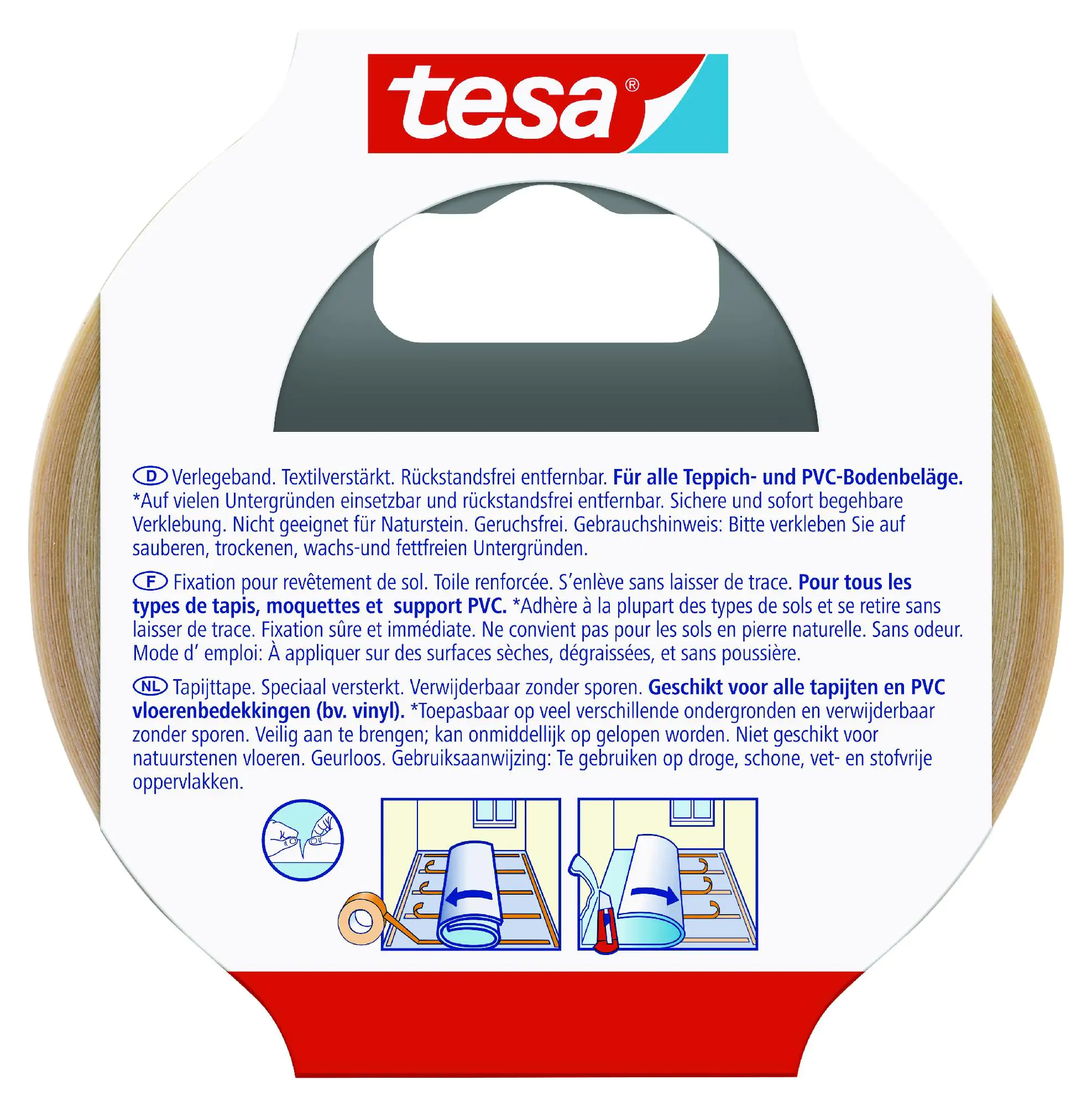 tesa Verlegeband 10 m x 50 mm