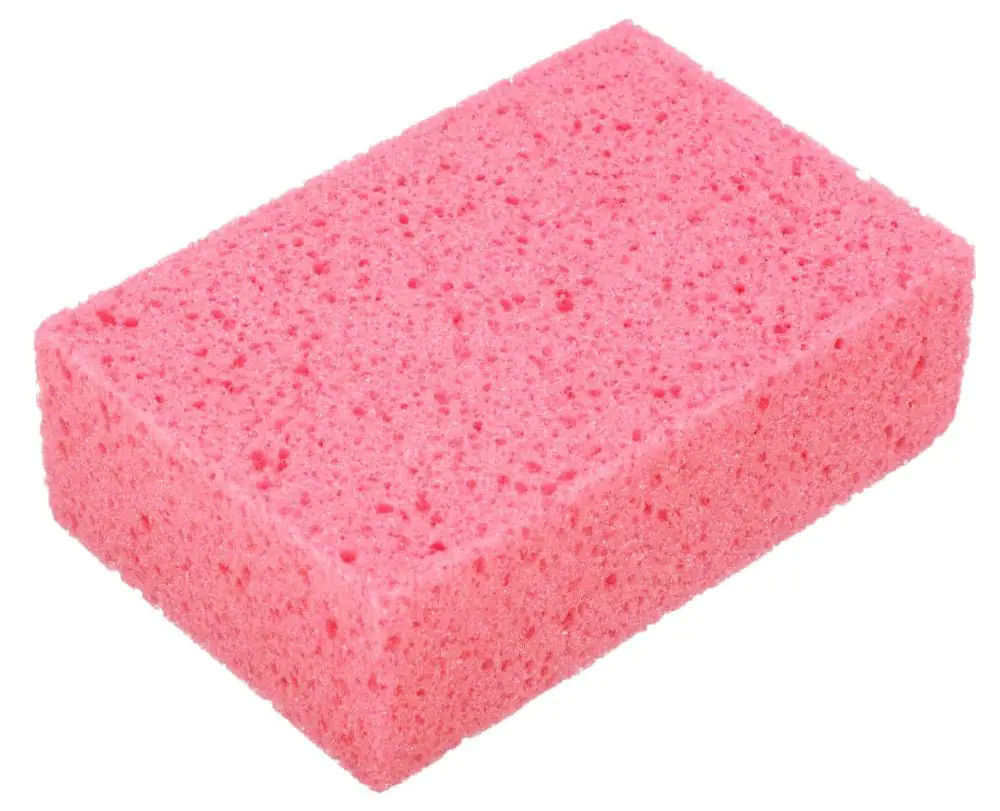Fliesenschwamm 13,5 x 21 x 7,5 cm grobporig rot