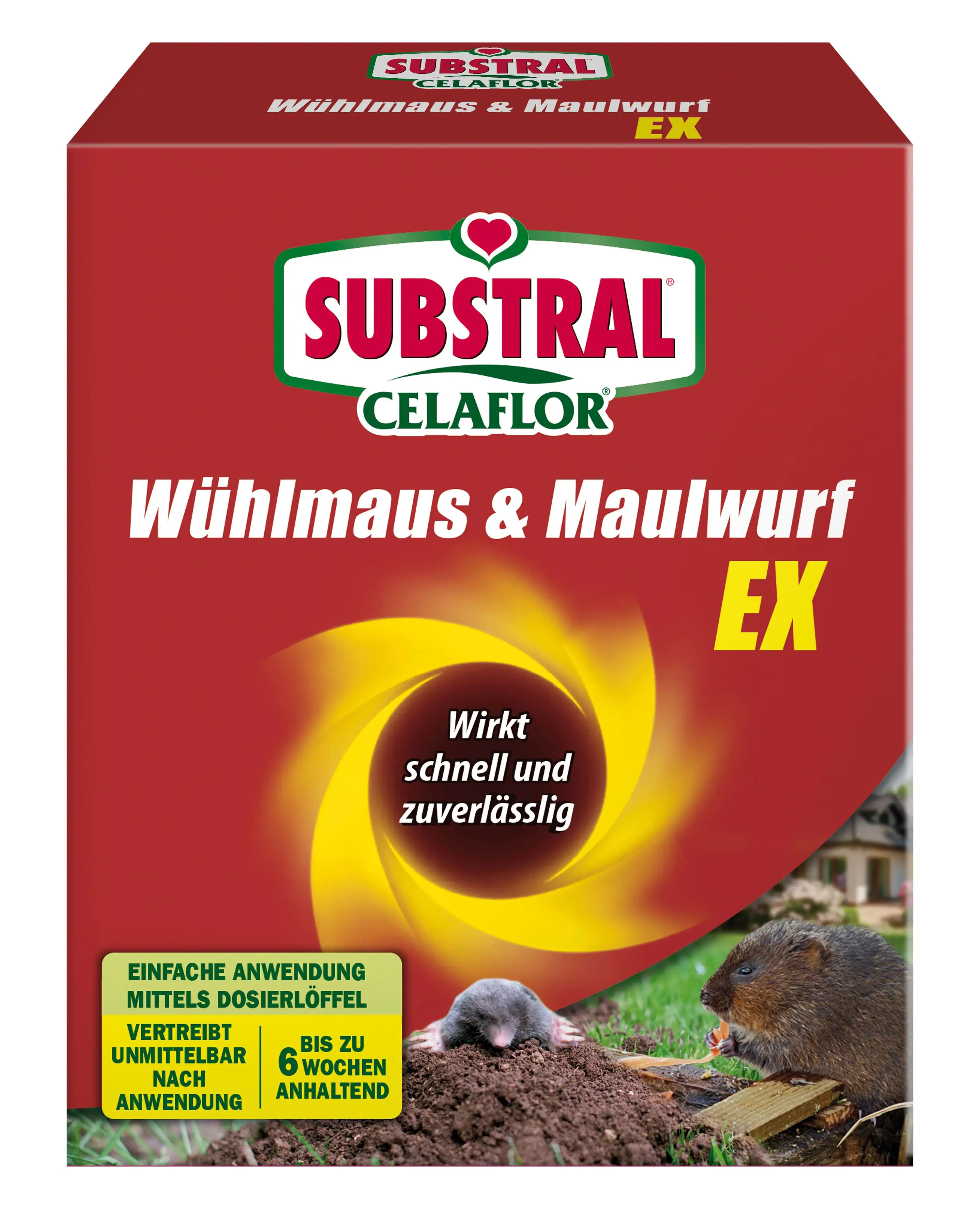 Substral Celaflor Wühlmaus & Maulwurf Ex 150 g
