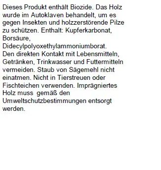 Pflanzkasten Theo Kiefer 59 x 30 x 29 cm kesseldruckimprägniert