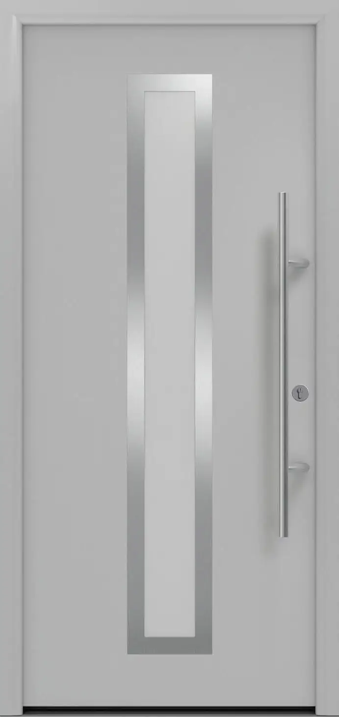 EcoStar Haustür ISOPRO Secur IPS 700S RC2 weißaluminium 110 x 210 cm EcoStar Haustür ISOPRO Secur IPS 700S RC2 weißaluminium 110 x 210 cm