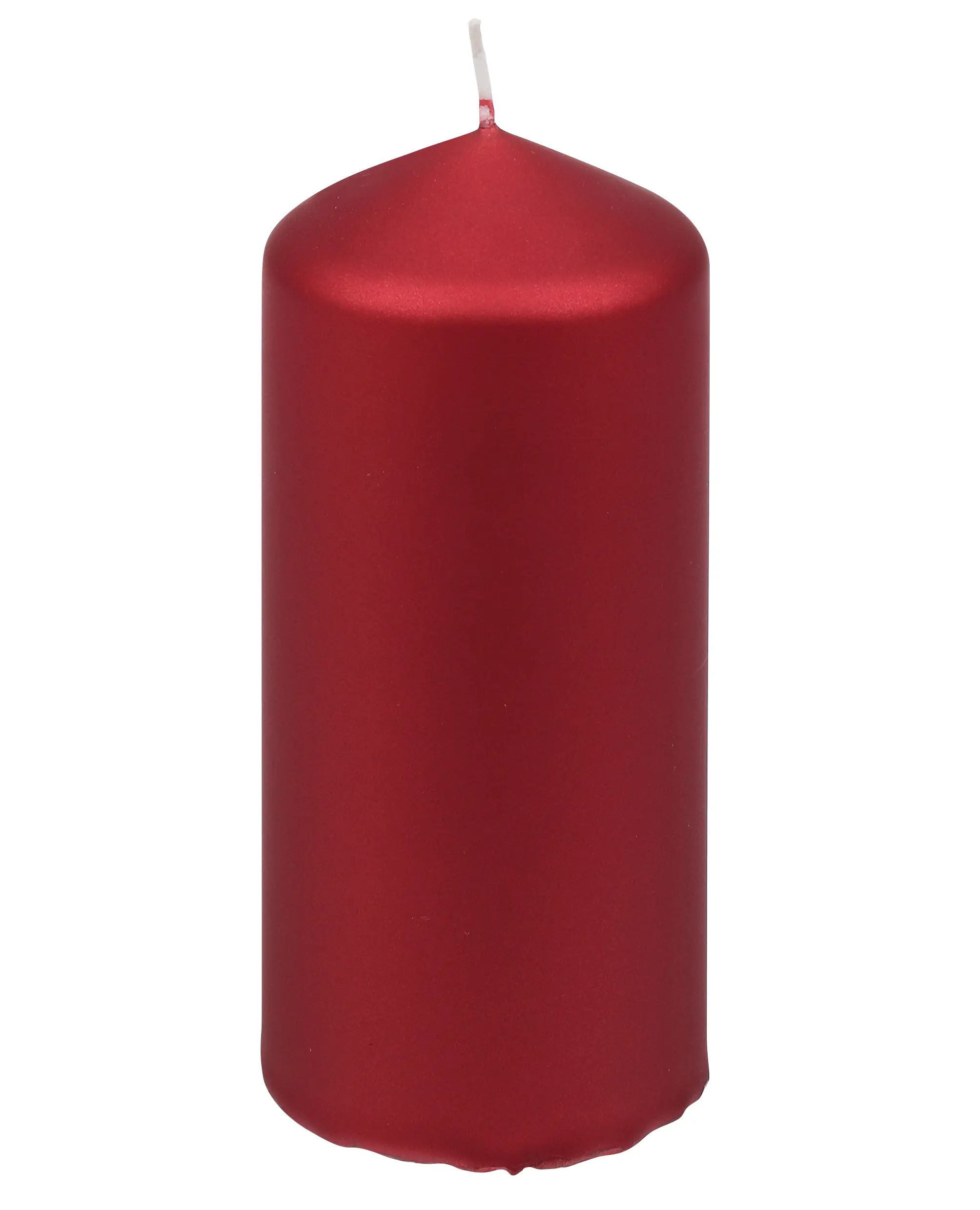 Steinhart Stumpenkerze New Velvet Ø 5,7 x 13 cm rot        