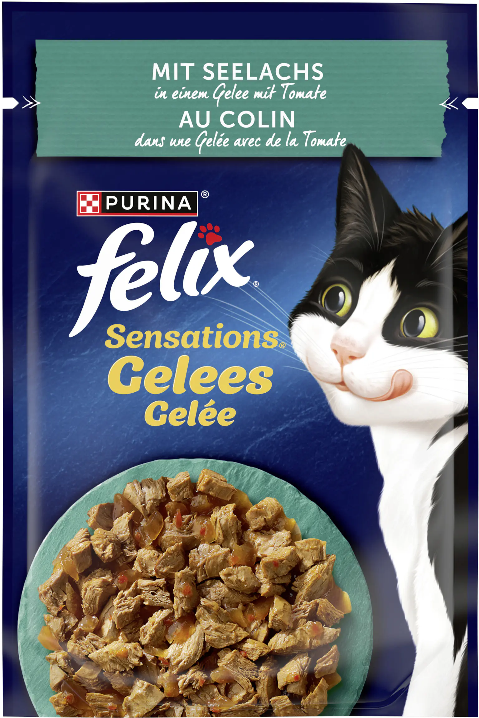 Felix Sensations Gelees Seelachs & Tomate 85 g