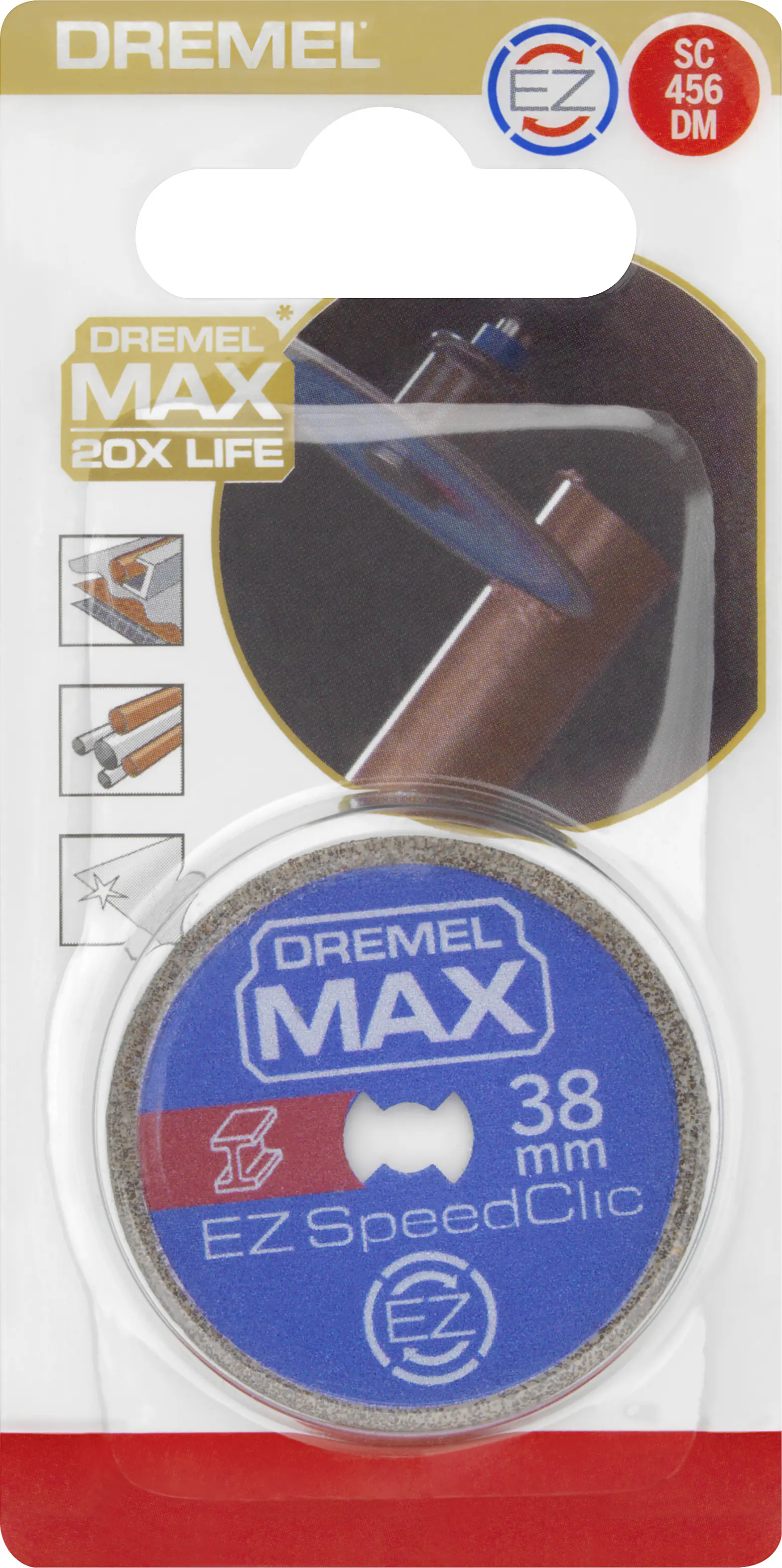 Dremel Max Trennscheibe Metall Ø 38 mm Premium SC456DM 