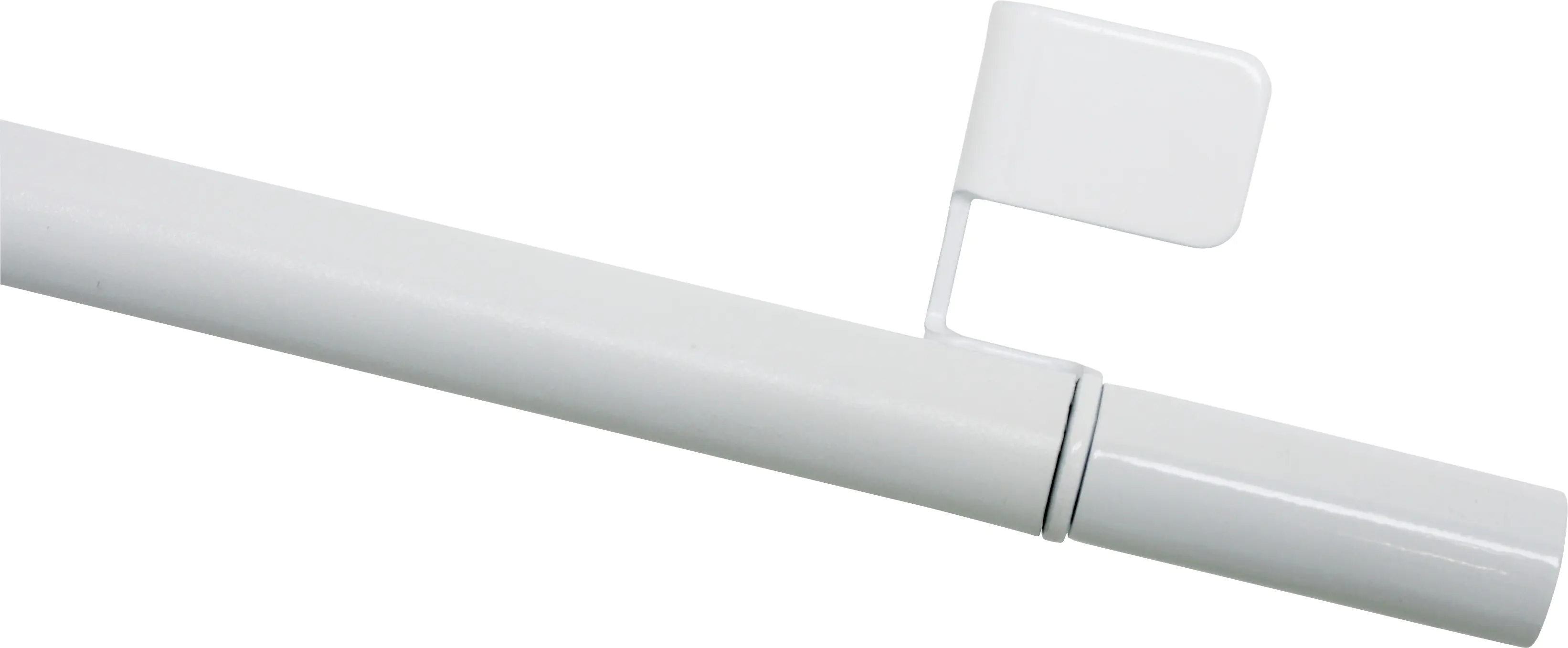 Gardinia Klemmstange Press & Go Filigrano Zylinder, weiß, 50 - 80 cm