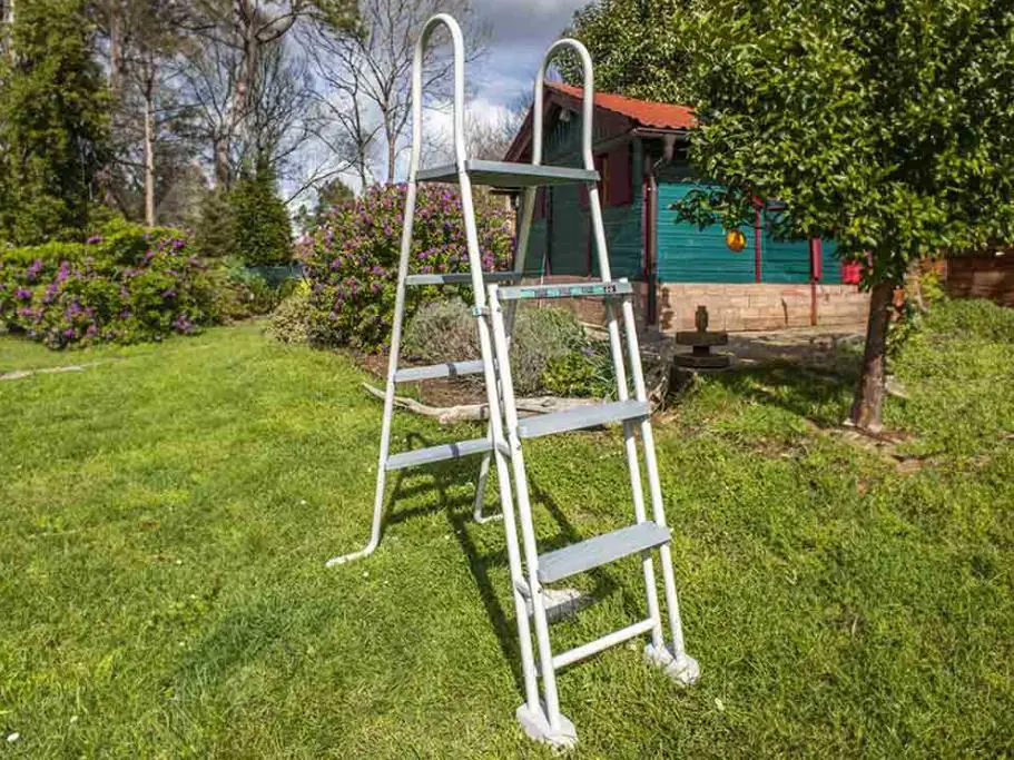 Gre Stahlwand-Pool Haiti, 610 x 375 x 132 cm Omega Oval Weiß