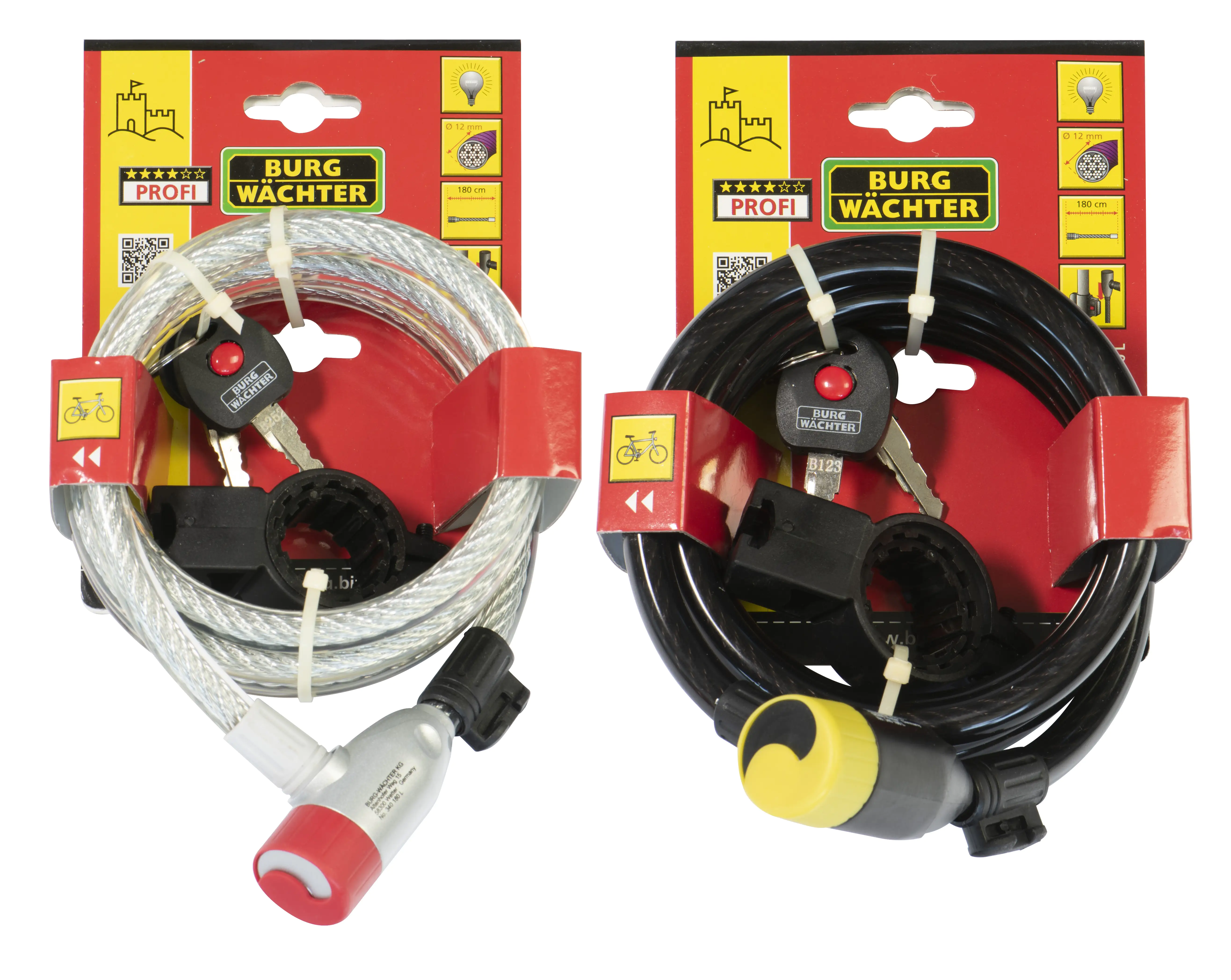 4003482131404_3 Burg Wächter Spiralkabelschloss 340 180 L 1800mm Ø 12mm schwarzoder silber