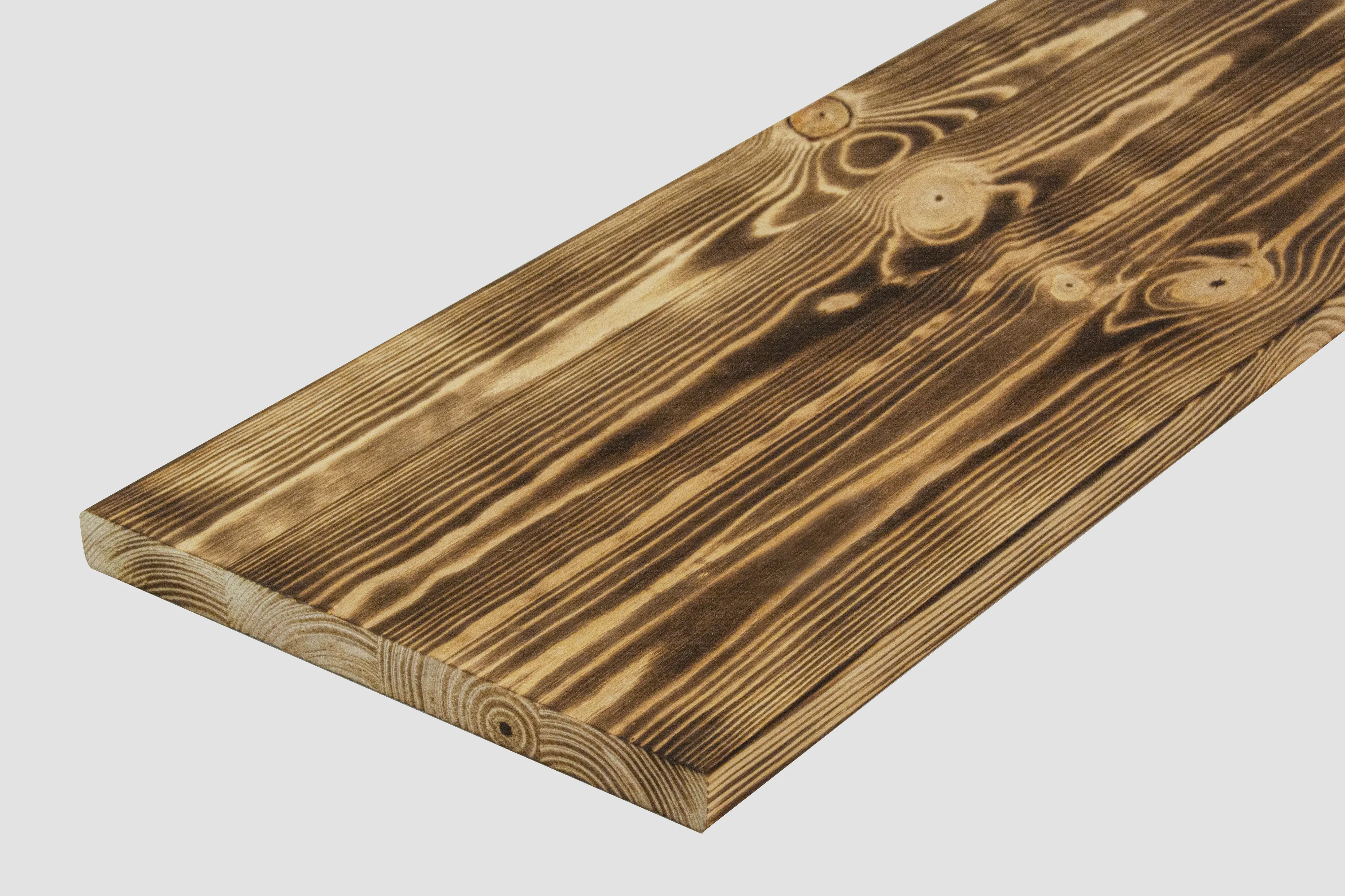 Rettenmeier Leimholzplatte geflammt 80 x 20 x 1,8 cm