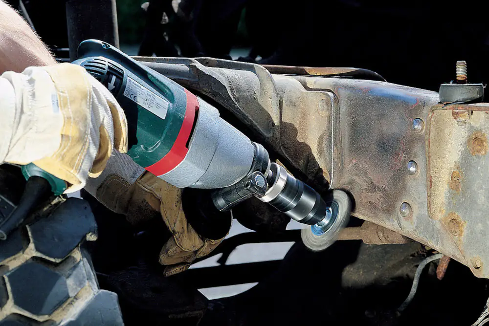 Wolfcraft Scheibendrahtbürste Ø 75 mm gezopft