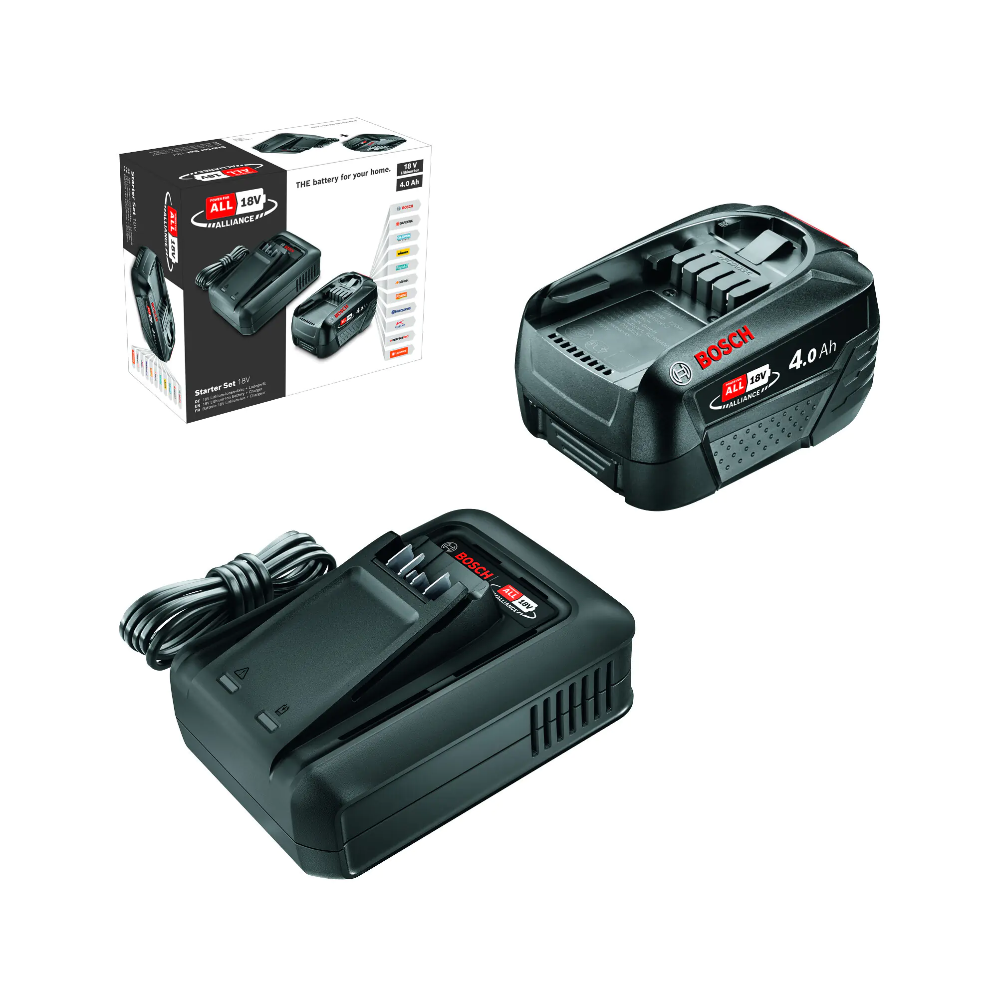 Bosch Akku-Starterset 18 V 4 Ah