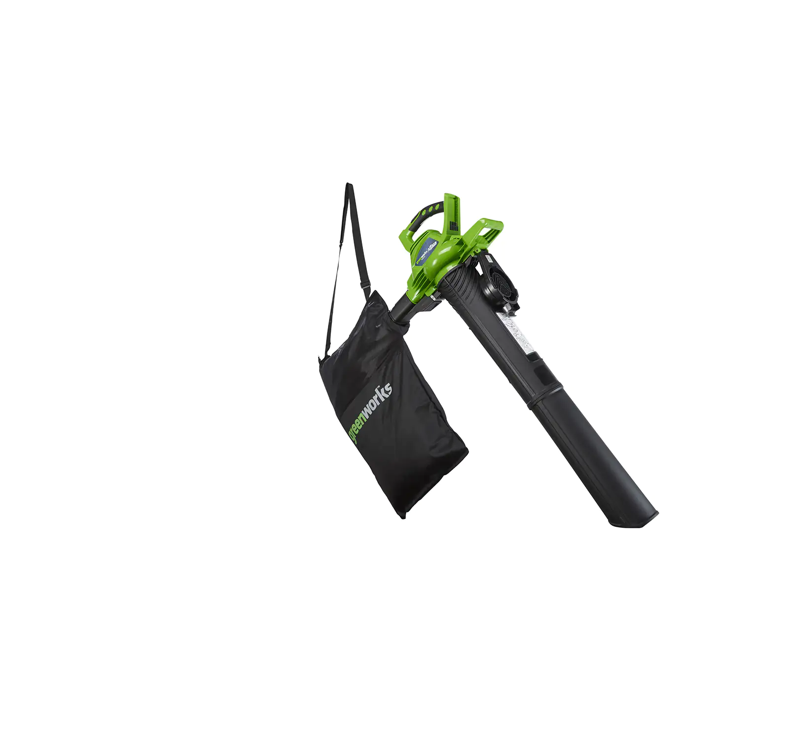 Greenworks Akku-Laubsauger/-bläser 40 V ohne Akku und Ladegerät, 290 km/h