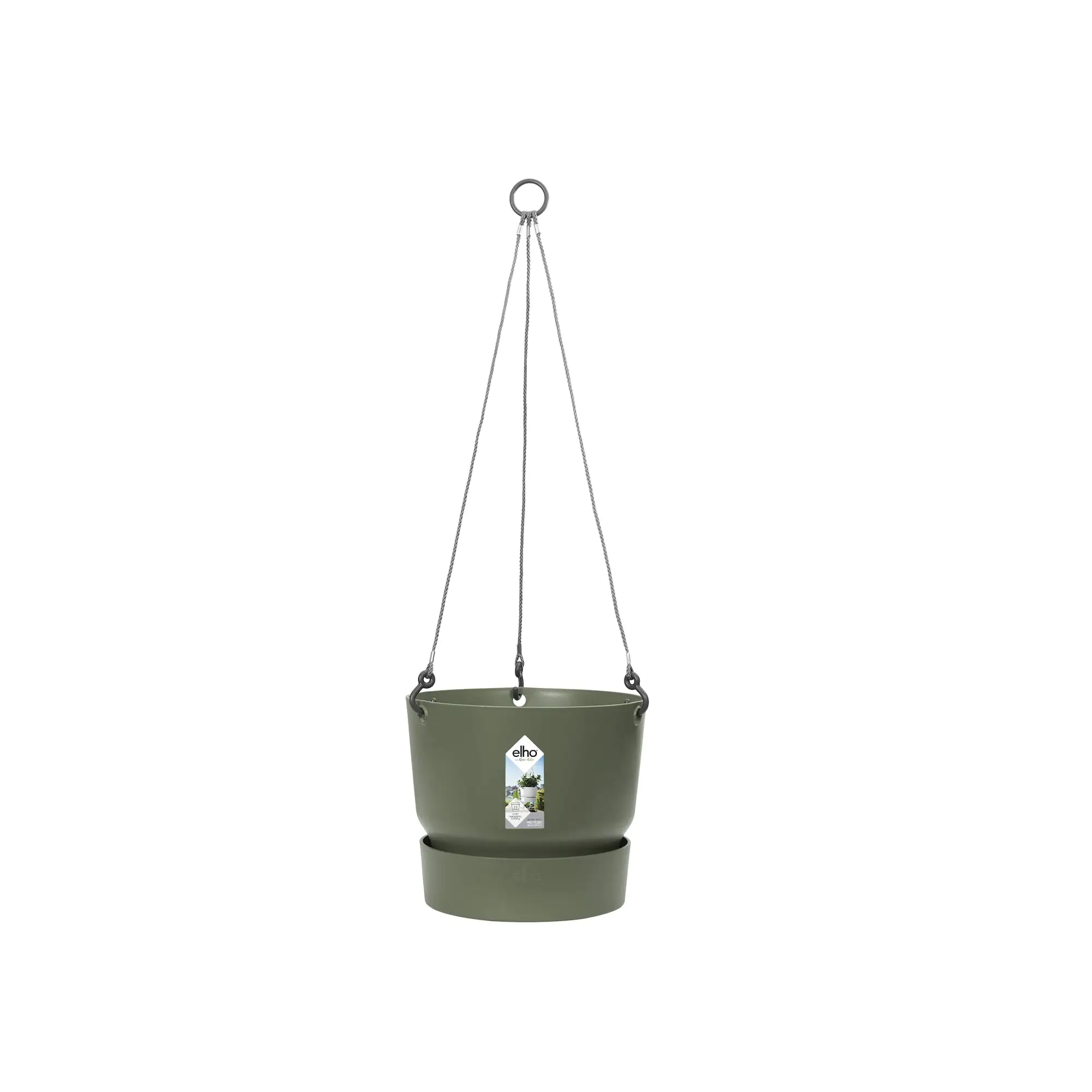 Elho Hängeampel Greenville laubgrün Ø 24 cm Elho Hängeampel Greenville laubgrün Ø 24 cm
