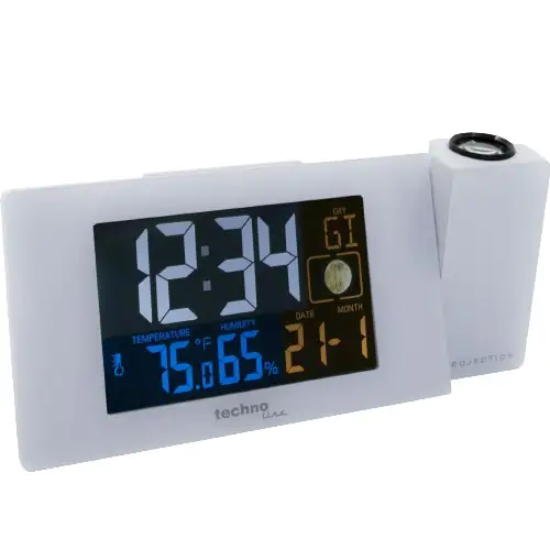 Technoline Projektions-Funkwecker WT 537 weiß Technoline Projektions-Funkwecker WT 537 weiß