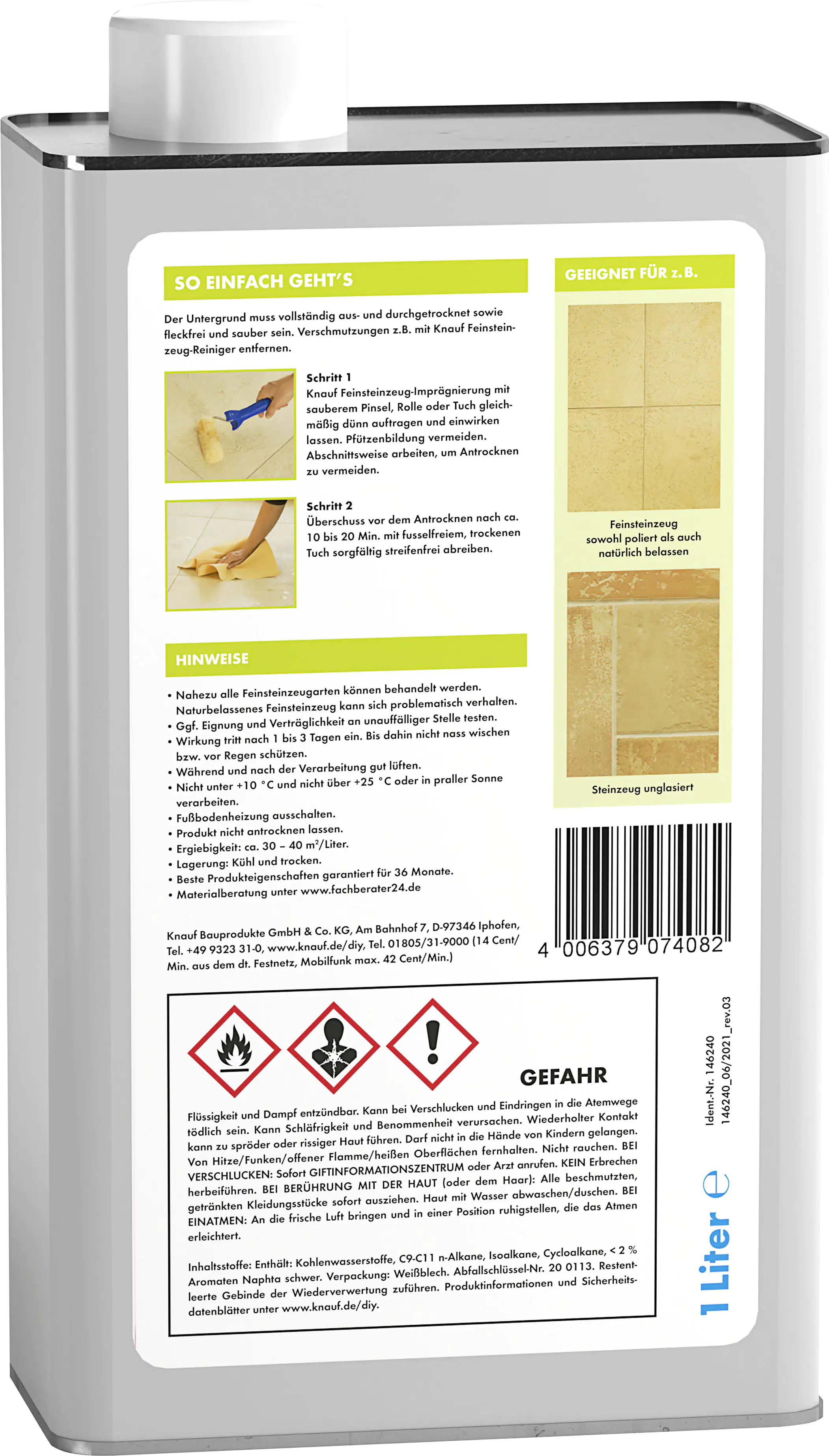 Knauf Feinsteinzeug-Imprägnierung 1 l
