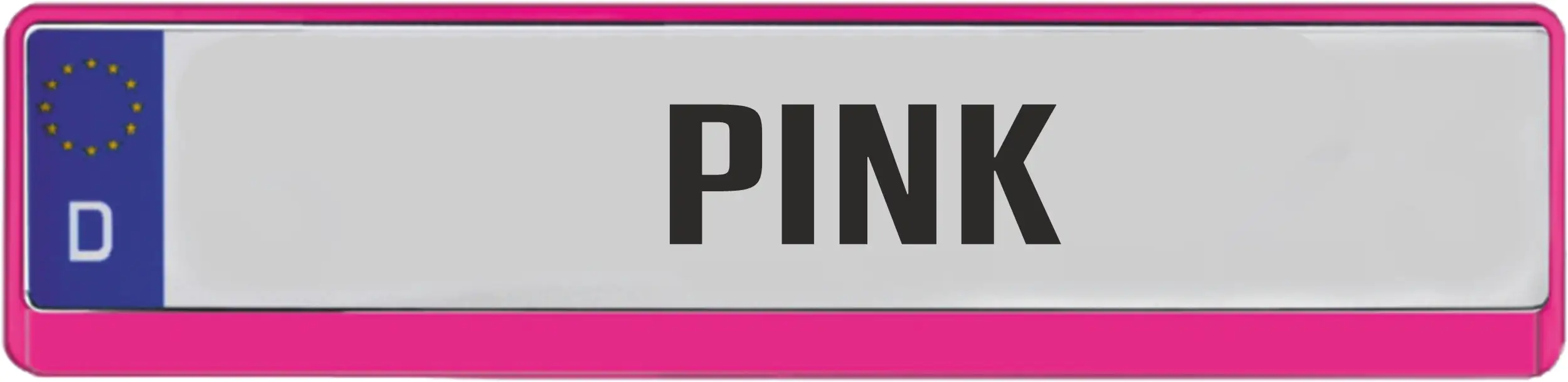 Hermann Schütz Kennzeichenrahmen Standard pink