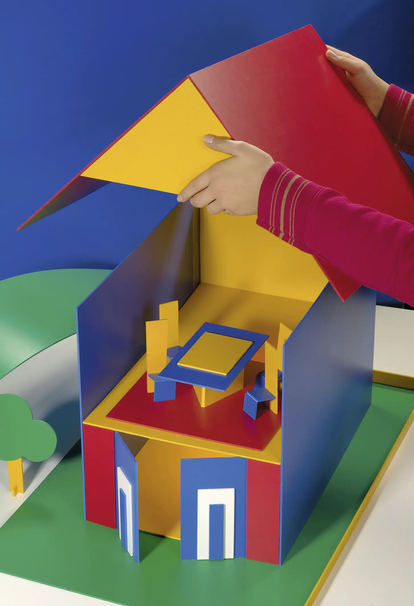 Gutta Hartschaumplatte 50 x 100 cm, 3 mm, rot