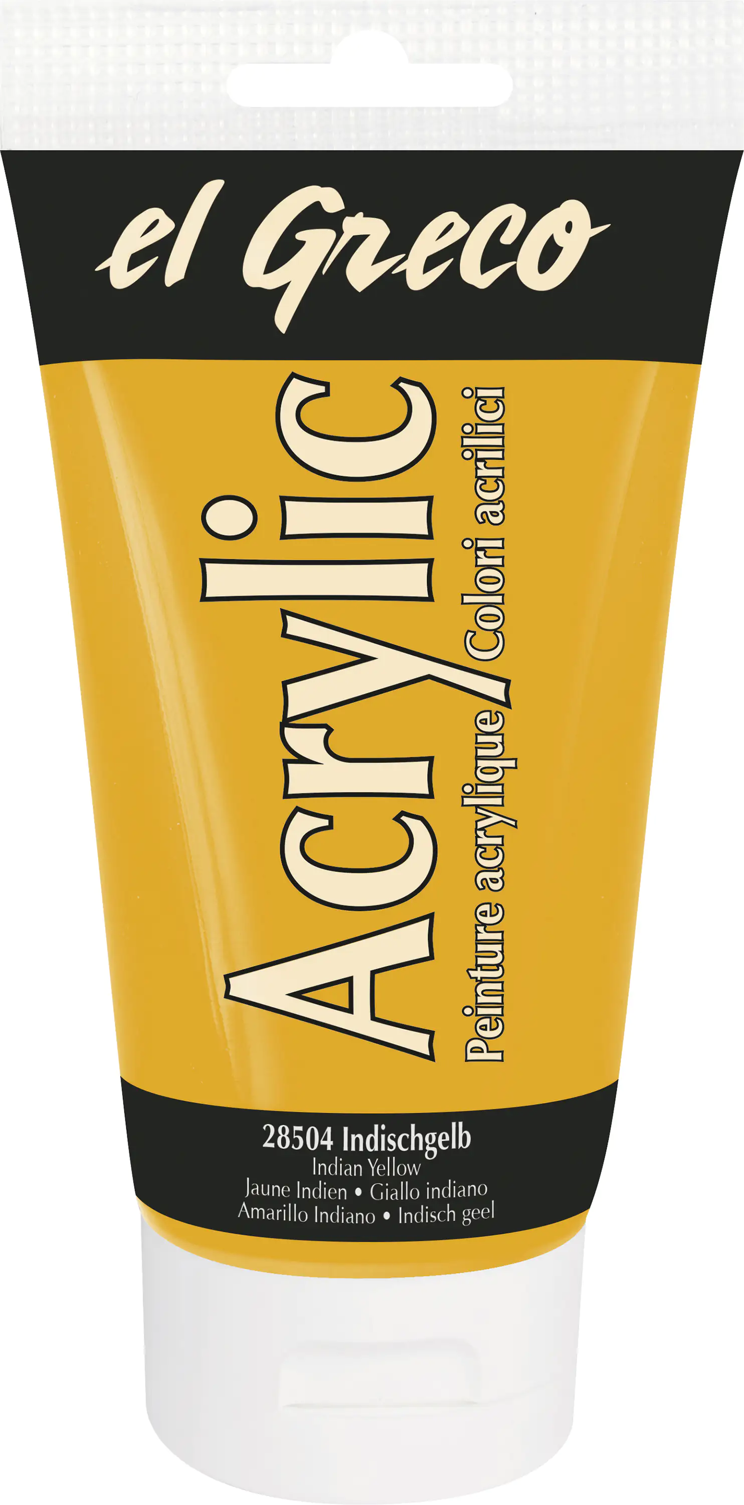 4000798285043_1598872 Kreul el Greco Acrylic Tube indischgelb 150 ml