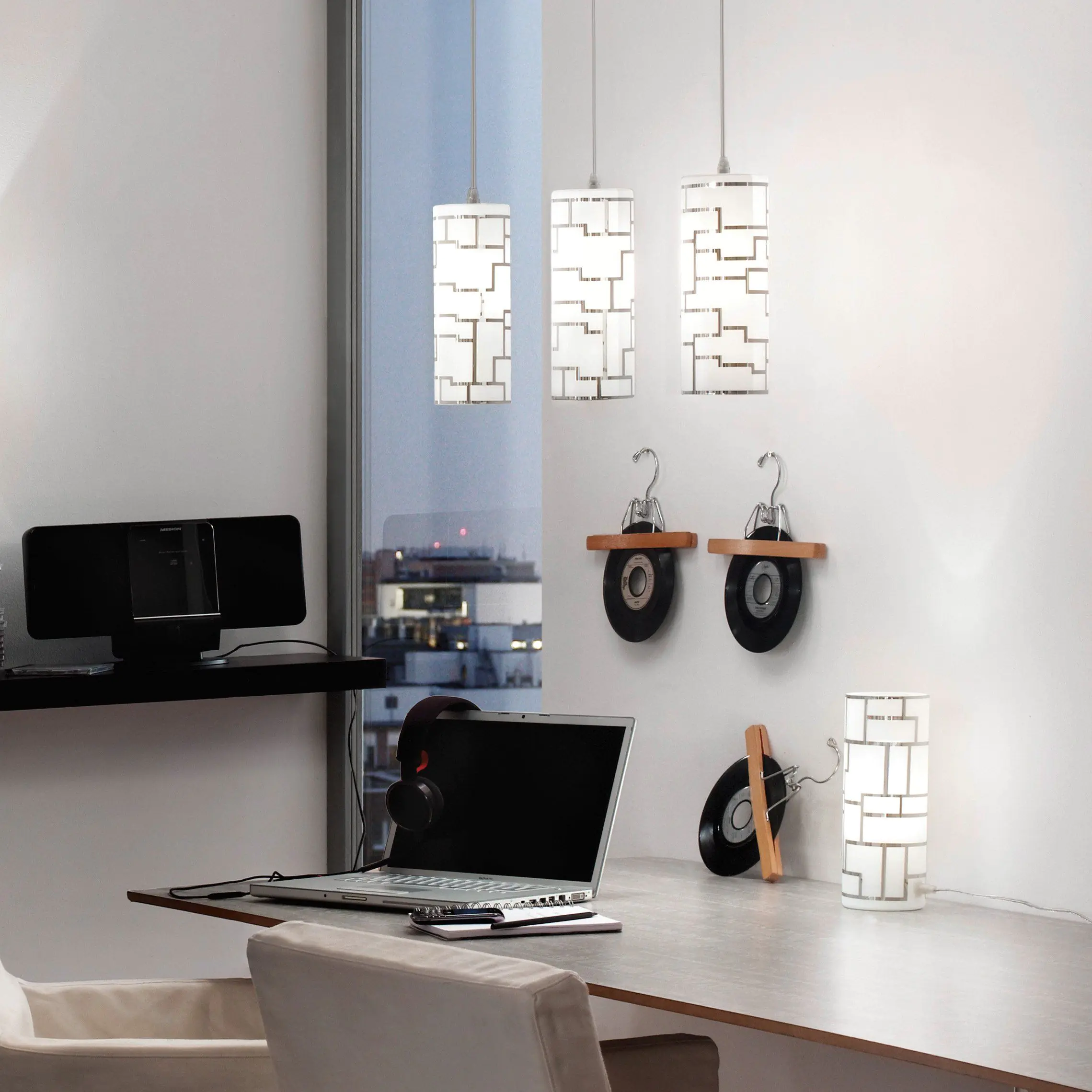 Eglo Tischleuchte Bayman Dekor