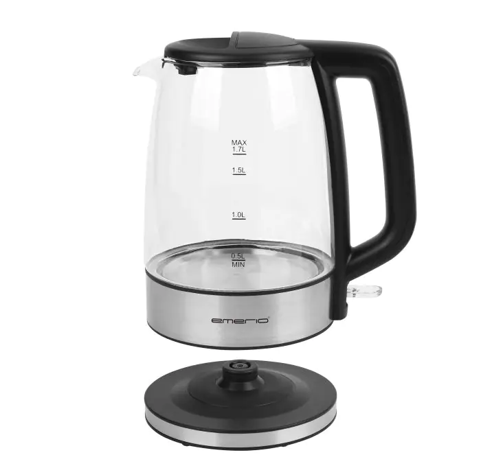 Emerio Glas-Wasserkocher WK-130126, 1,7 Liter, 2200 Watt