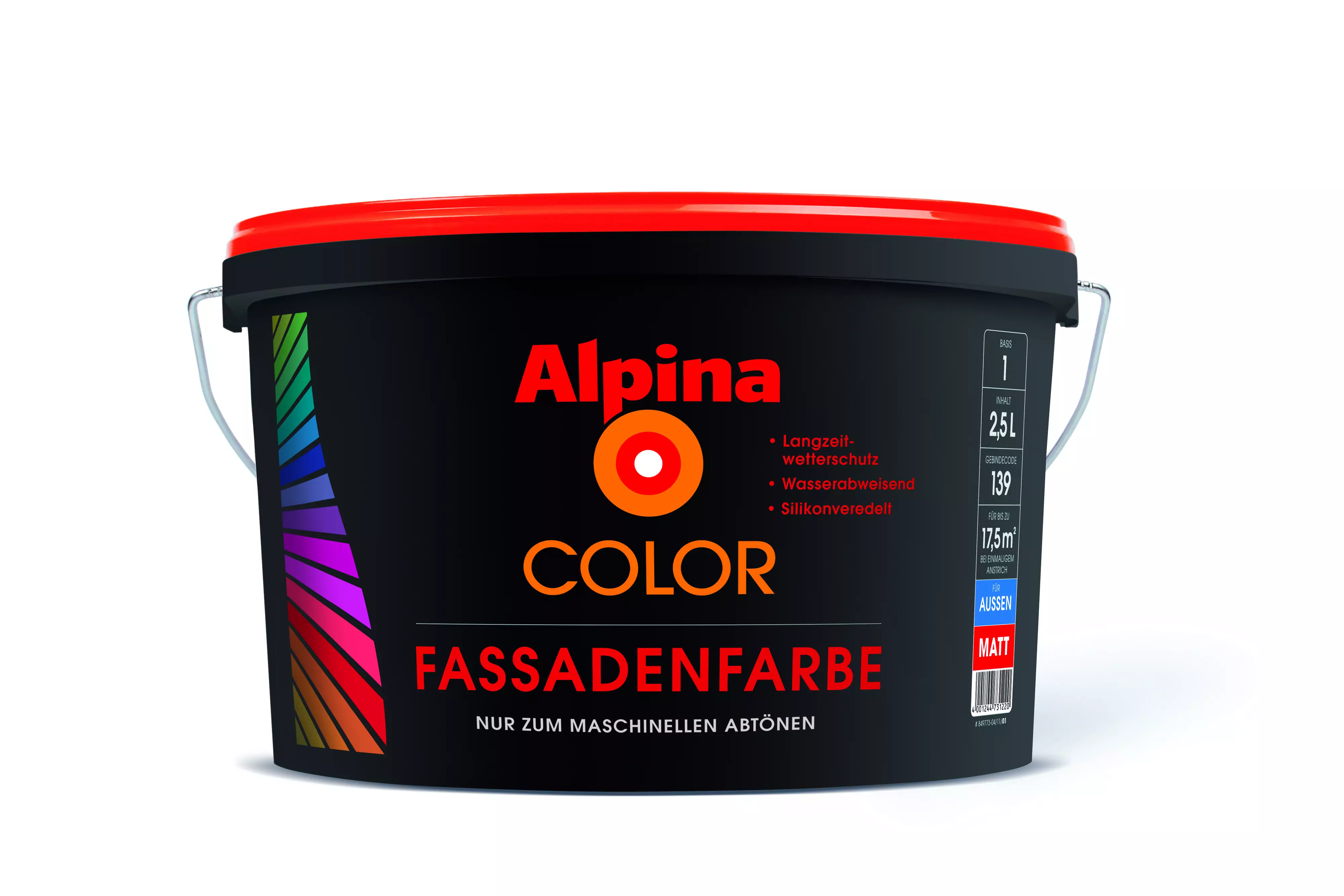 Alpina Color Fassadenfarbe - jetzt Farbton mischen  Alpina Color Fassadenfarbe - jetzt Farbton mischen