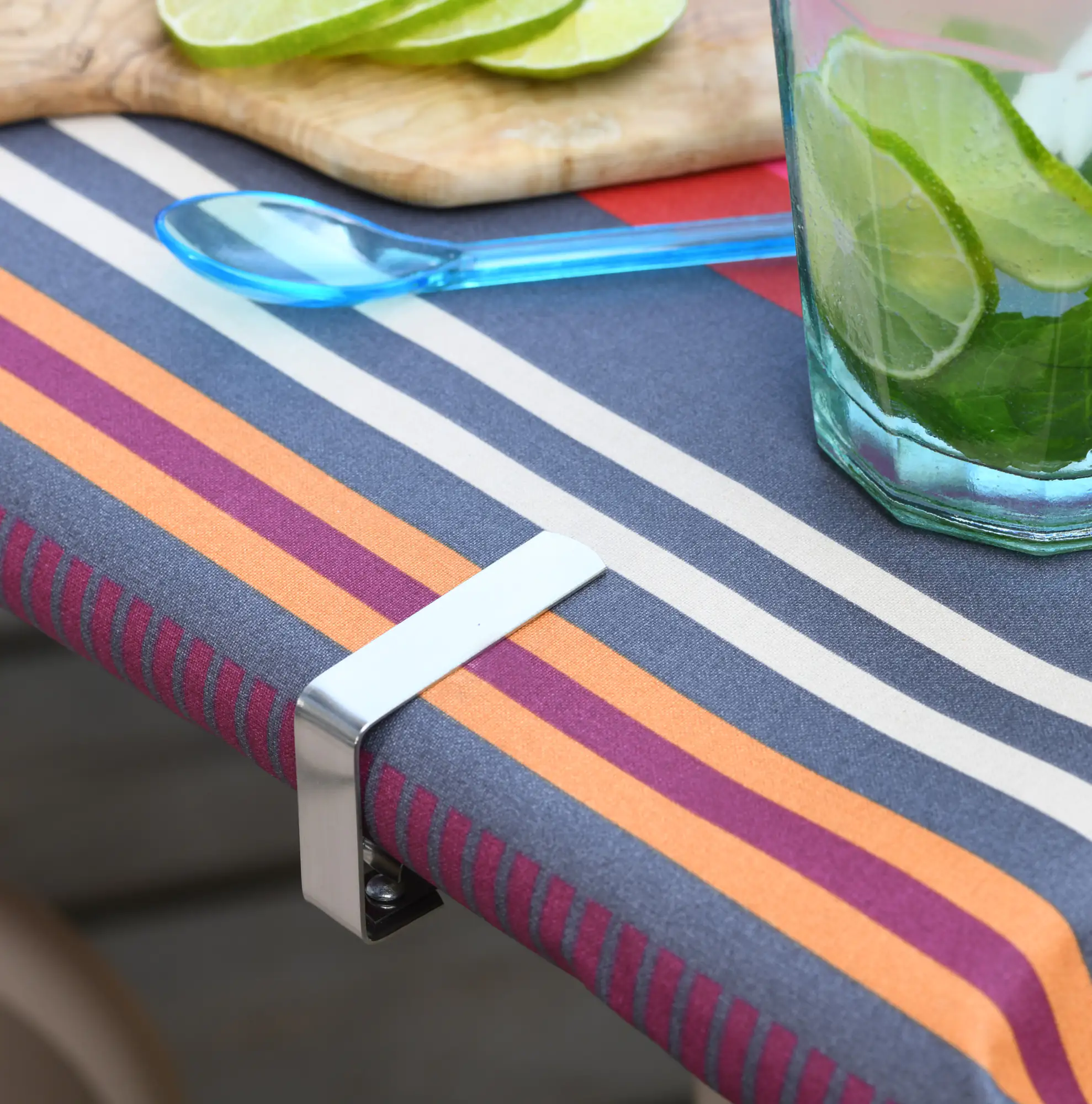 Venilia Tischtuchklammer Inox silber 4 Stück