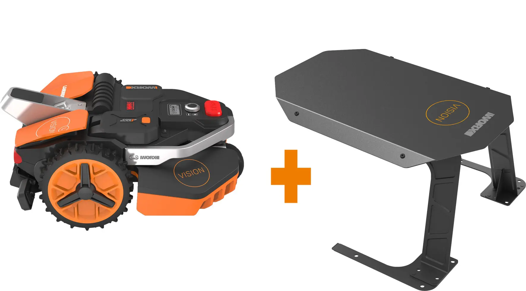 Worx Mähroboter Vision L1600 22 cm Schnittbreite inkl. Akku und Garage