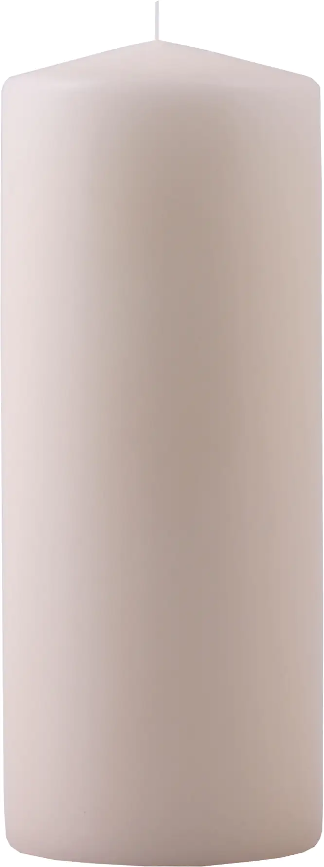 Diana Candles Stumpenkerze creme Höhe 20 cm, Ø 7,8 cm