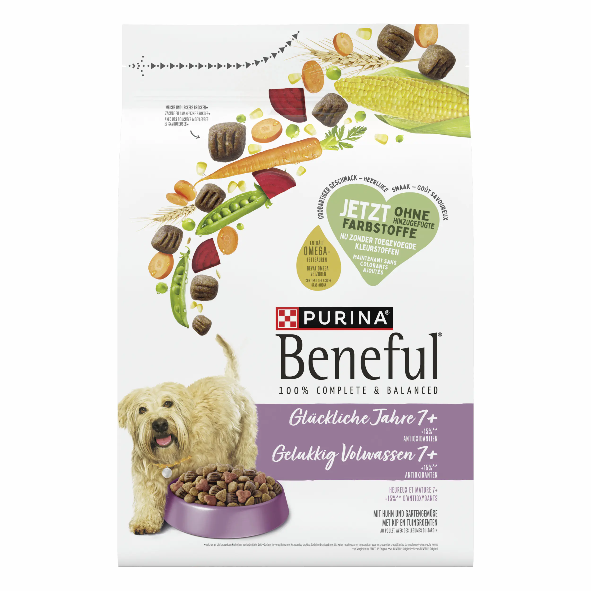Purina Beneful Hundetrockenfutter Senior 2,8 kg Huhn & Gemüse 