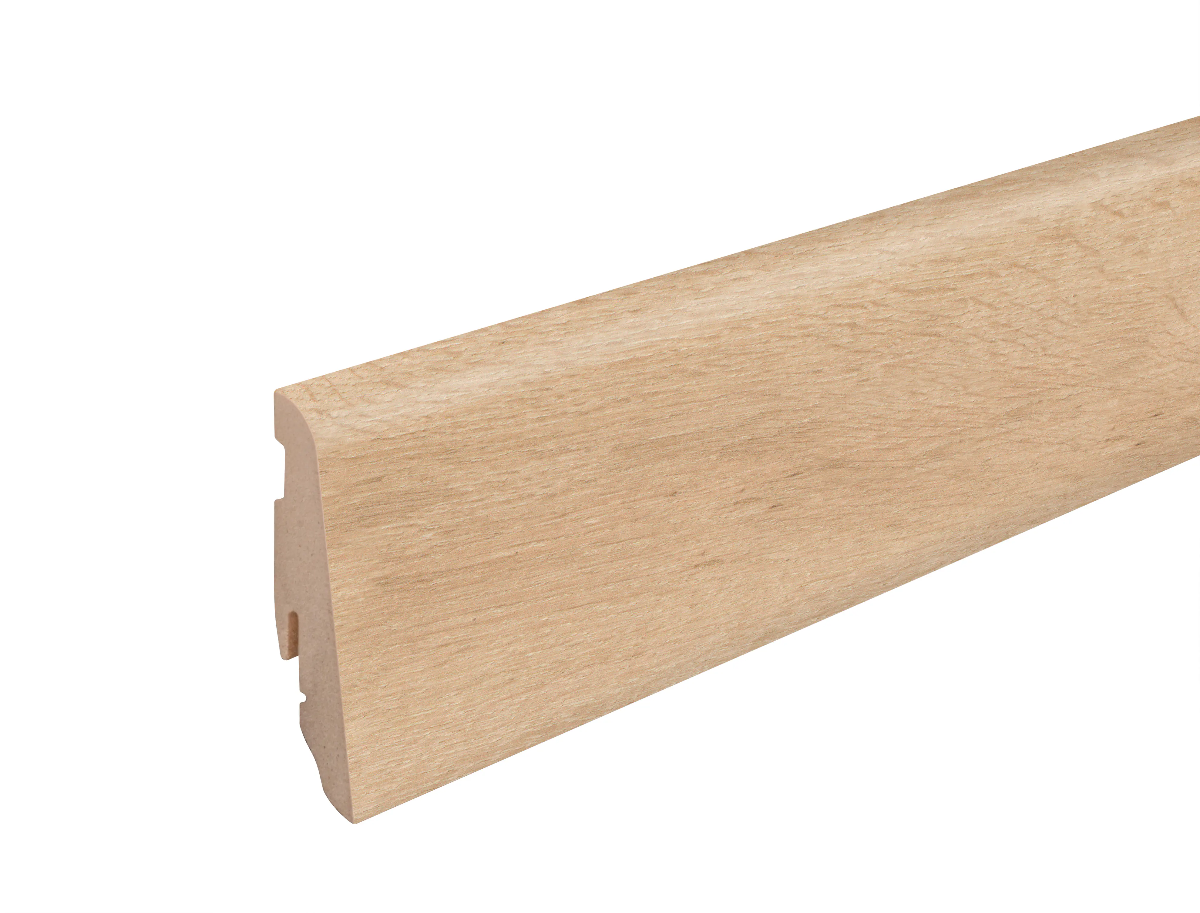 Neuhofer Fußleiste 240 cm x 58 x 18 mm Eiche Burnell