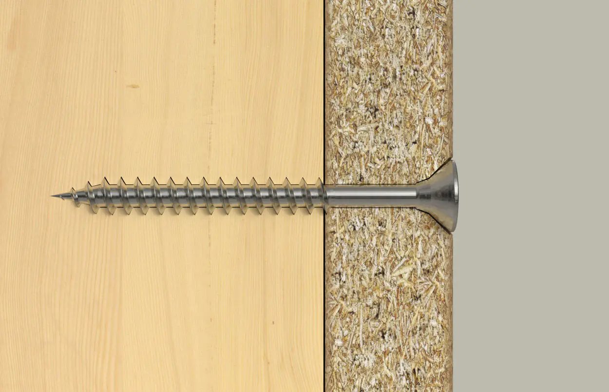 Fischer Universalschrauben 4,0 x 60 mm PZ 2 Senkkopf Teilgewinde 50 Stück