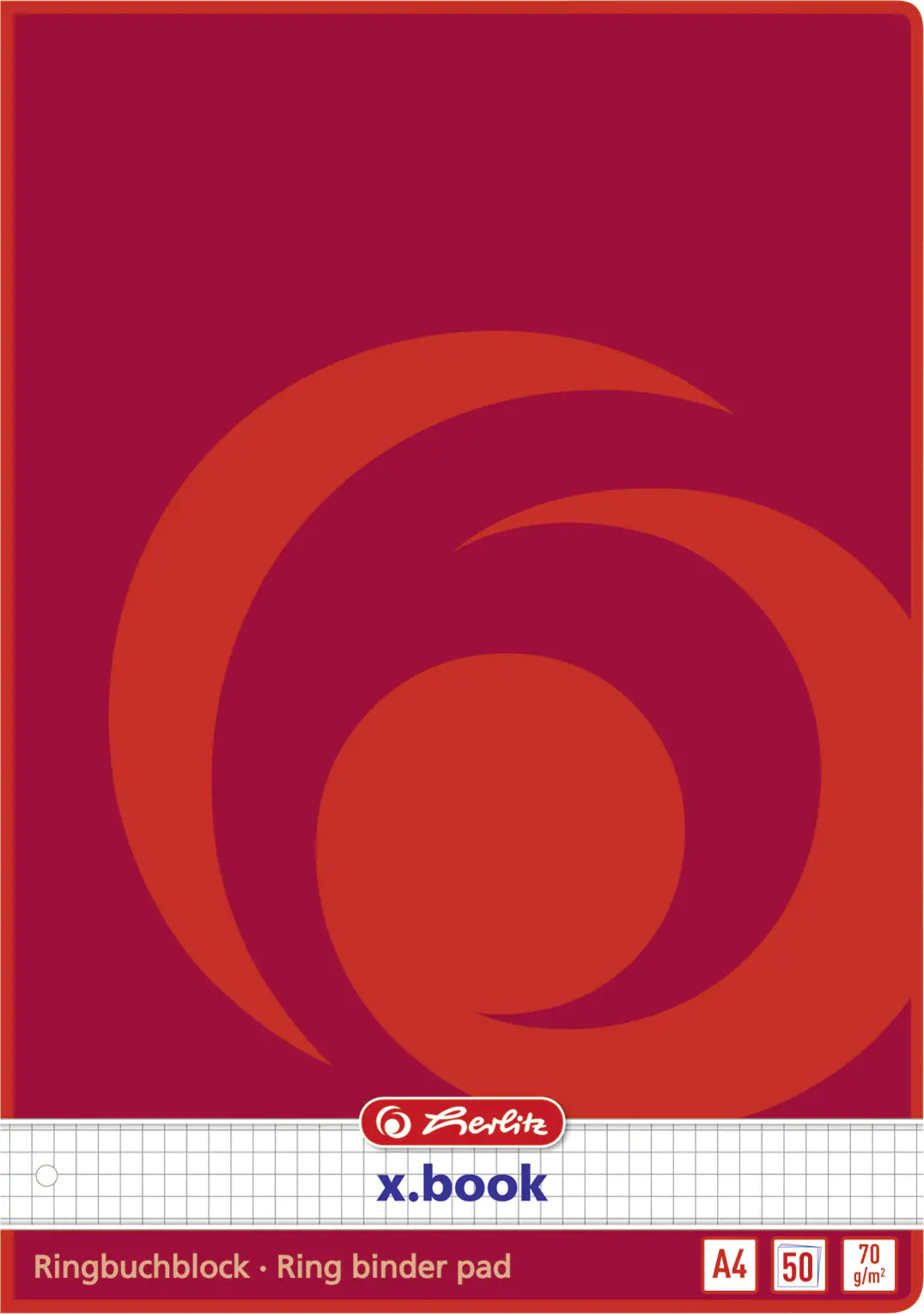 herlitz Ringbuchblock A4 70g/m² 50 Blatt