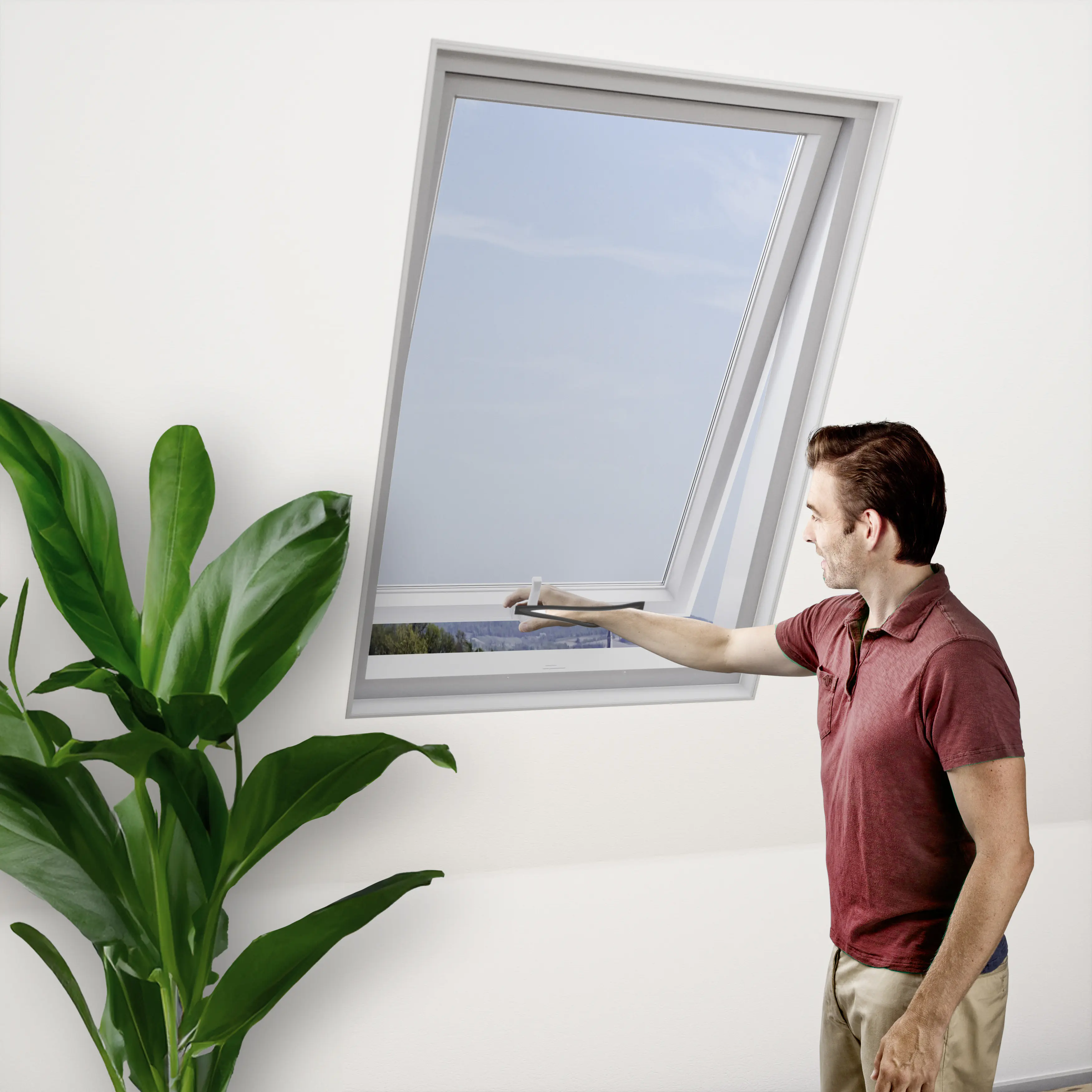 Windhager IS Fliegenschutzgitter Dachfenster 130 x 150 cm schwarz