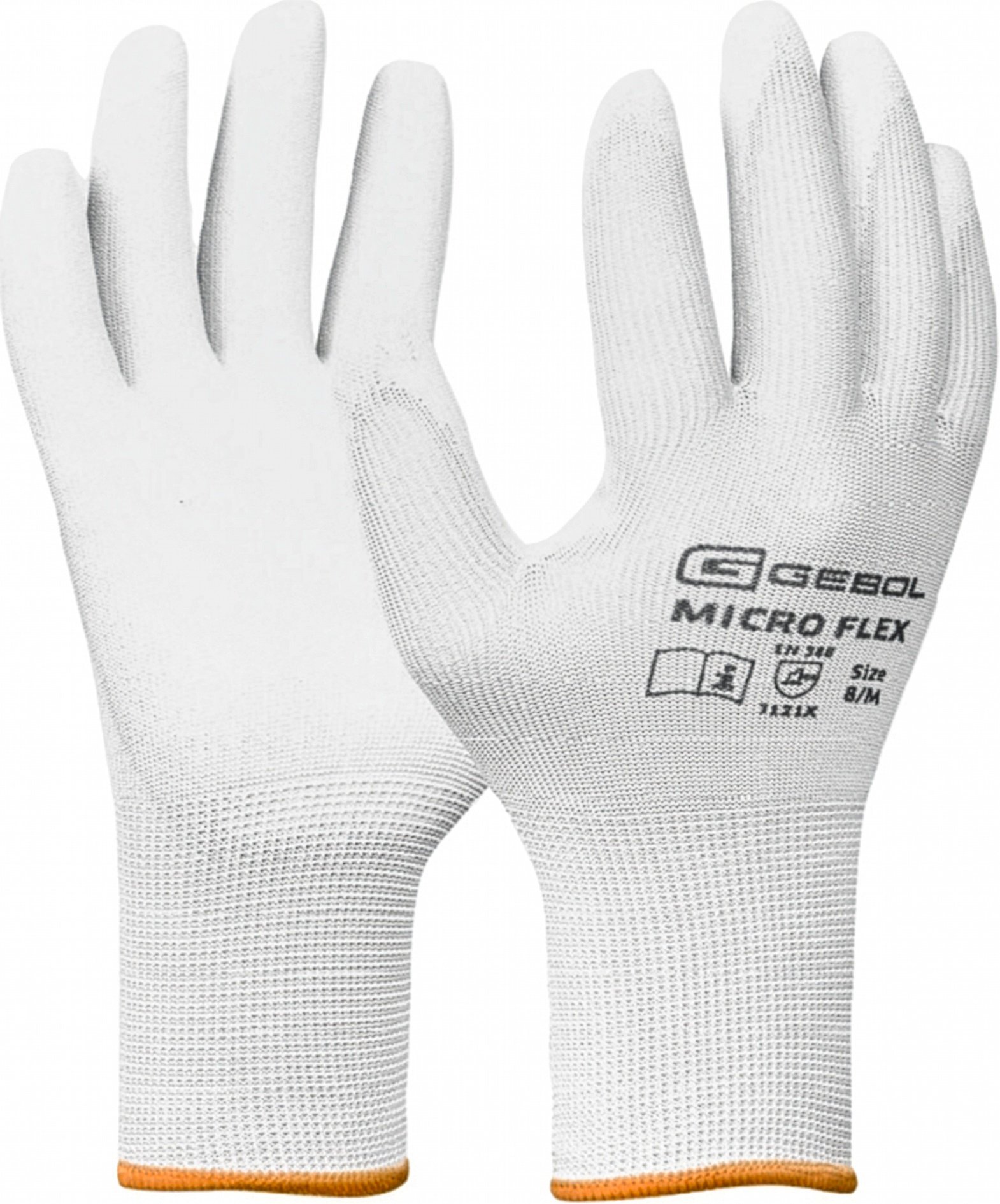 Gebol Handschuh Nano Flex Gr. 10 weiß