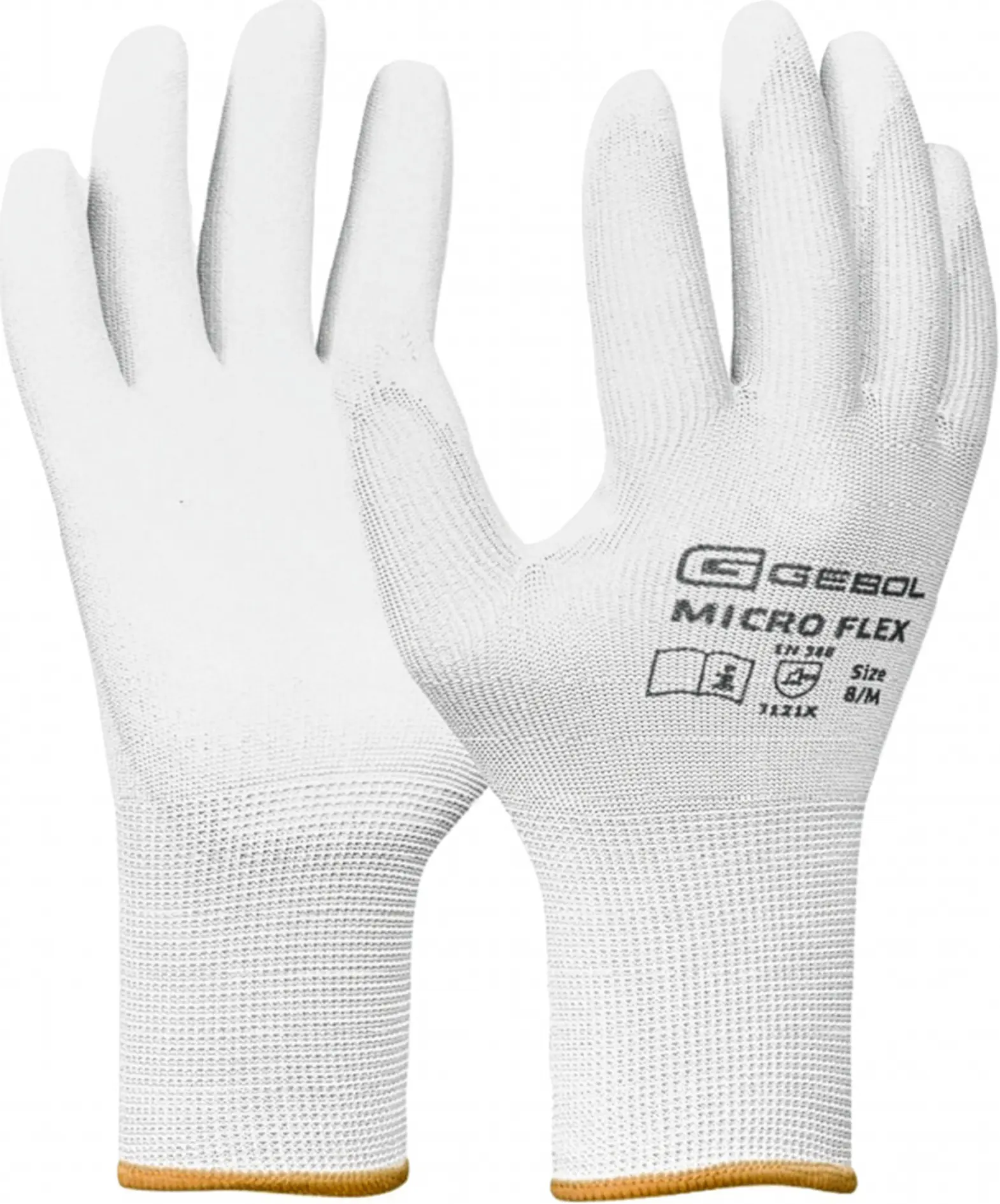 Gebol Handschuh Nano Flex Gr. 10 weiß