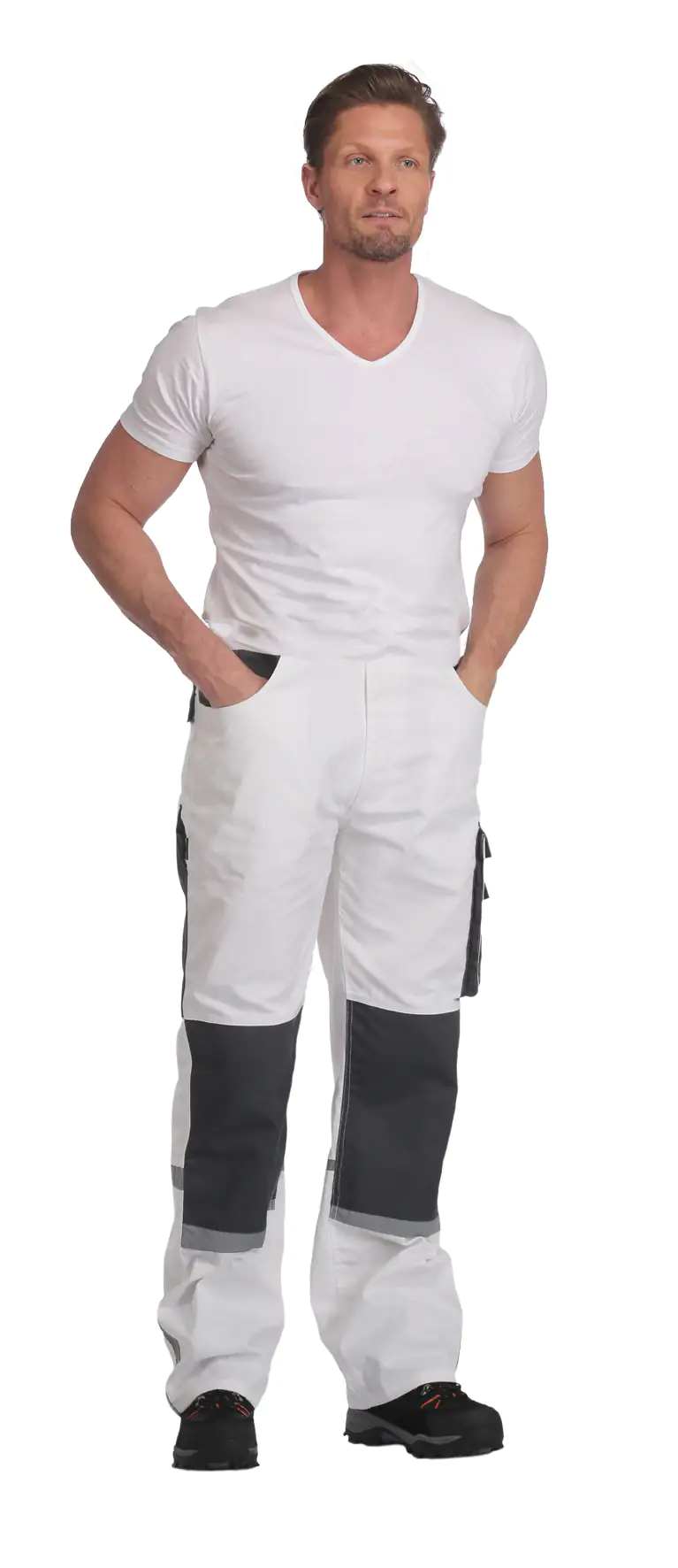 Charlie Barato Bundhose grau/grün