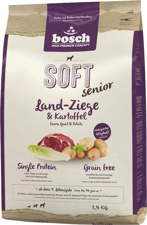 4015598011433 Bosch HPC Soft Senior Ziege & Kartoffel 2,5kg 2,5 kg