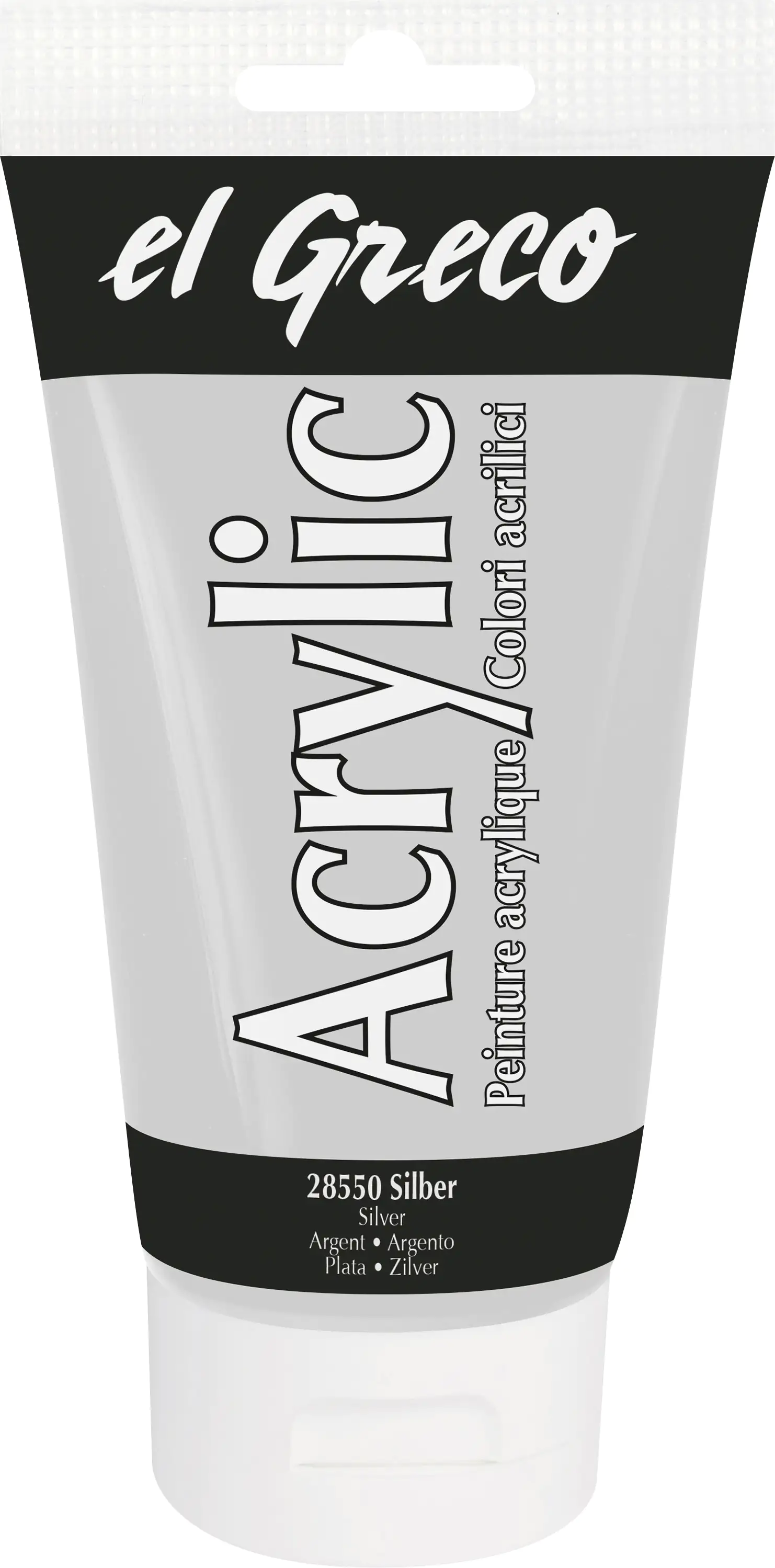 4000798285500_1598844 Kreul el Greco Acrylic Tube silber 150 ml