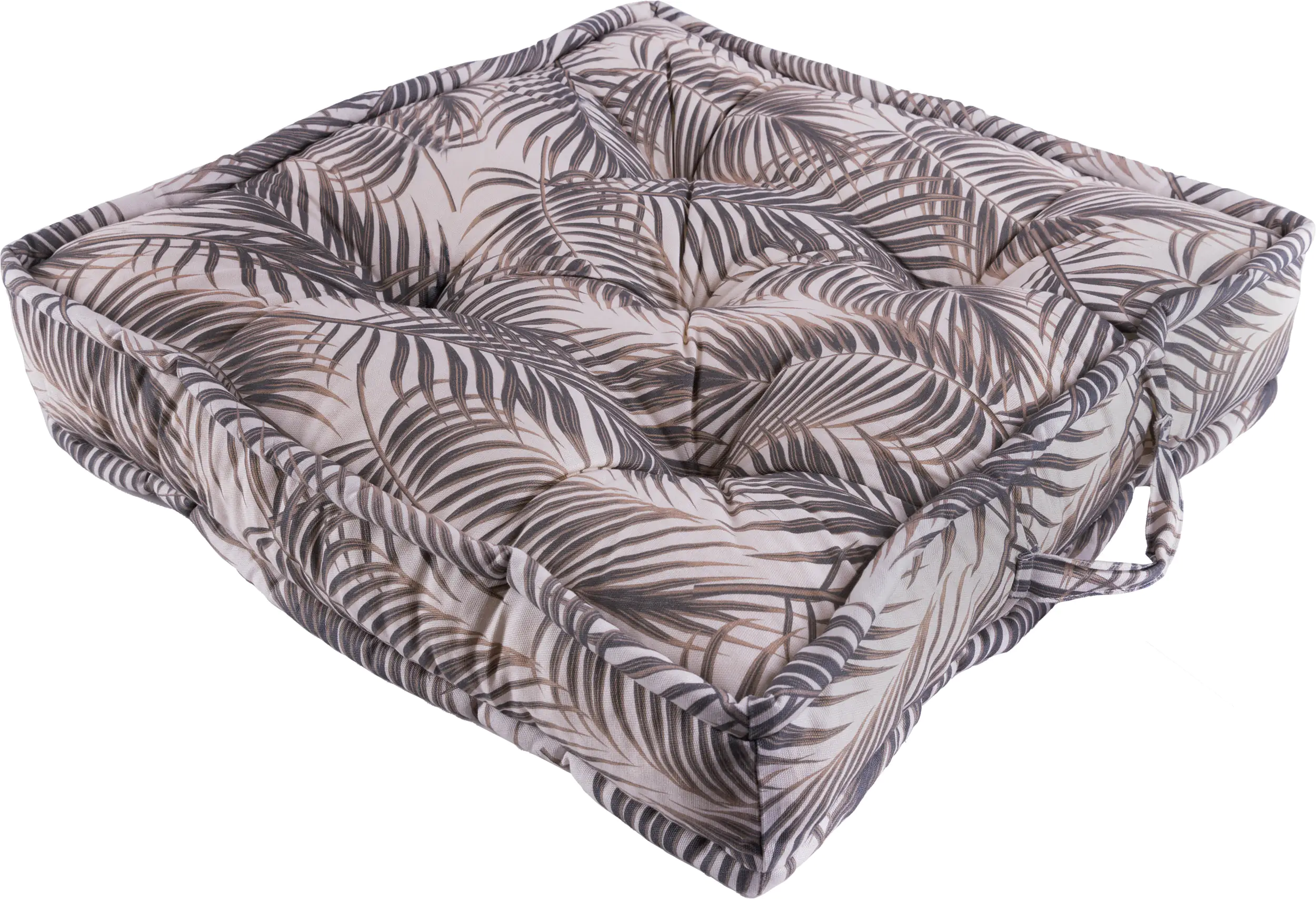 4014082093047 GO-DE Bodenkissen 60 cm x 60 cm x 12 cm Palmy grau
