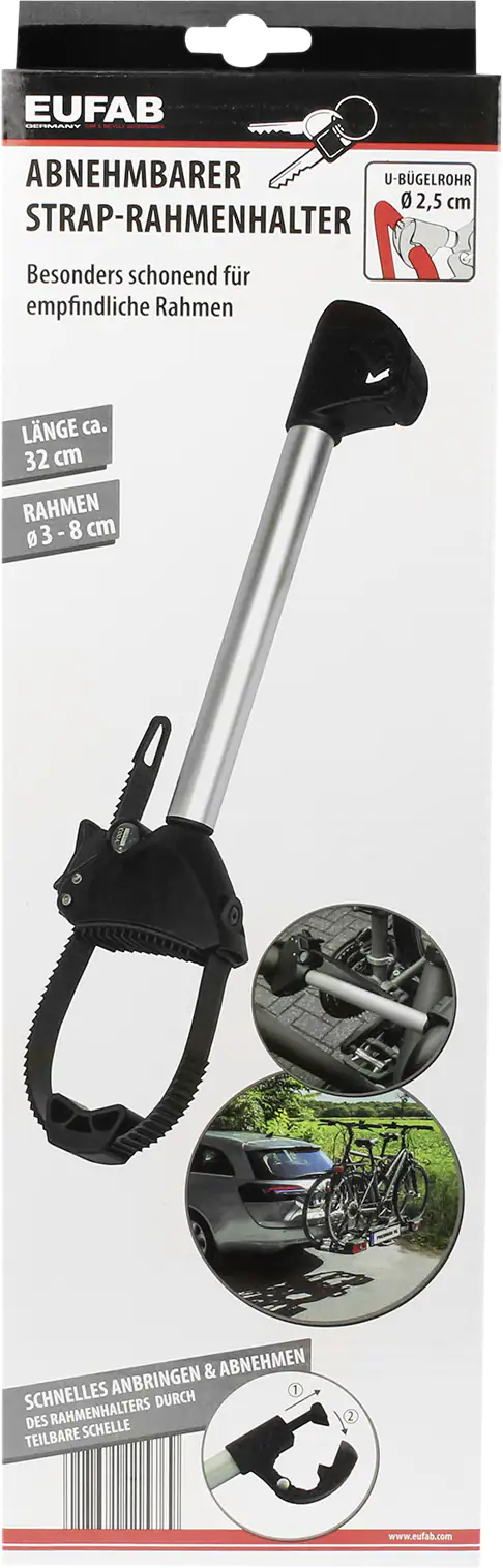 EUFAB Strap Rahmenhalter lang 32cm Ø 25mm
