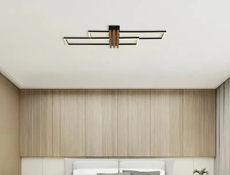 Globo Deckenleuchte Dakari I 60 x 16,8 cm schwarz warmweiß