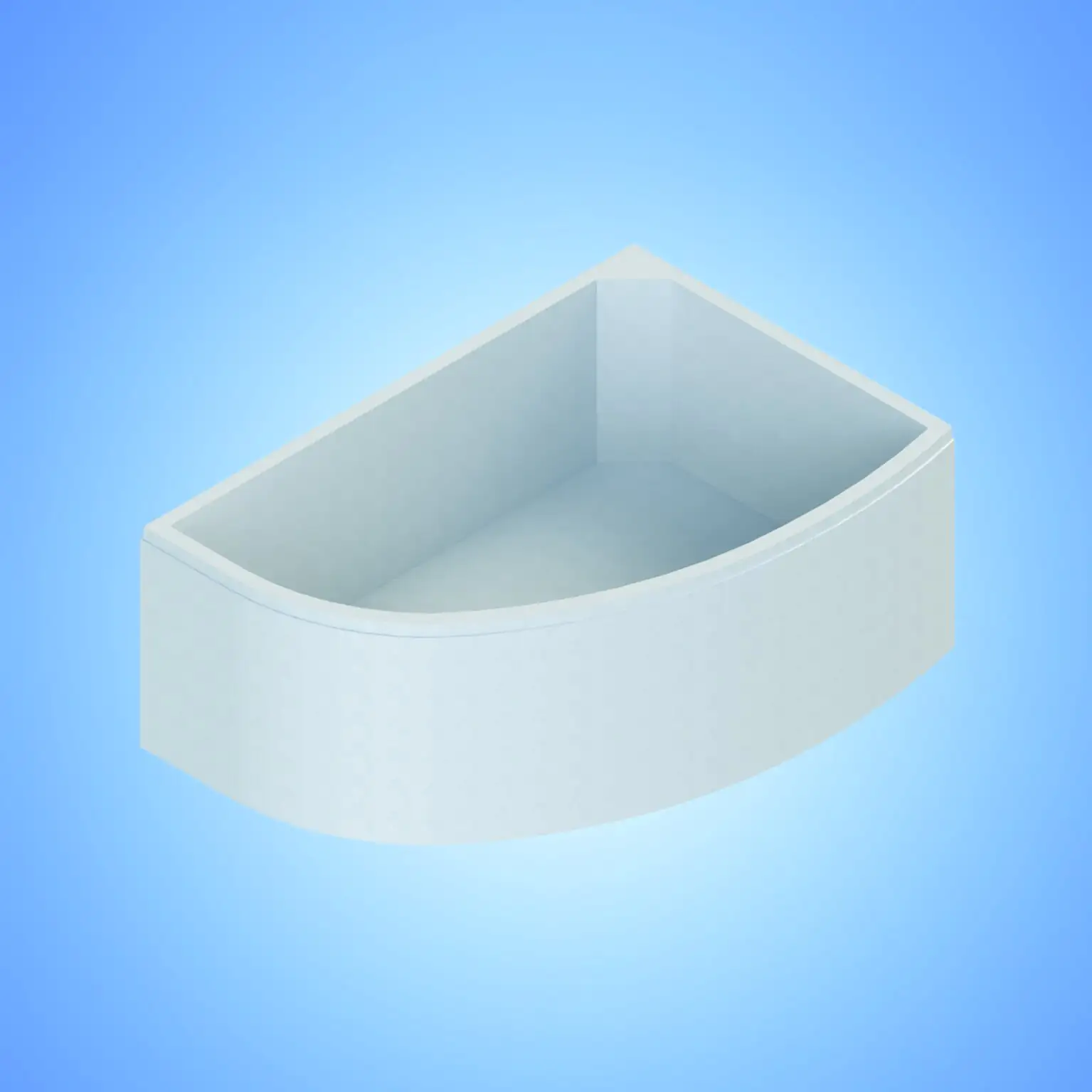 Ottofond Wannenträger Salinas 1467 x 927 mm