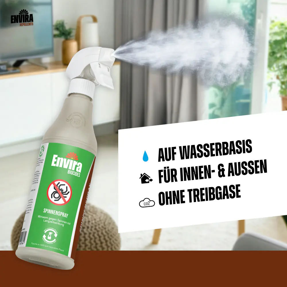 Envira Spinnen Abwehrspray Spinnenspray 500 ml Envira Spinnen Abwehrspray Spinnenspray 500 ml
