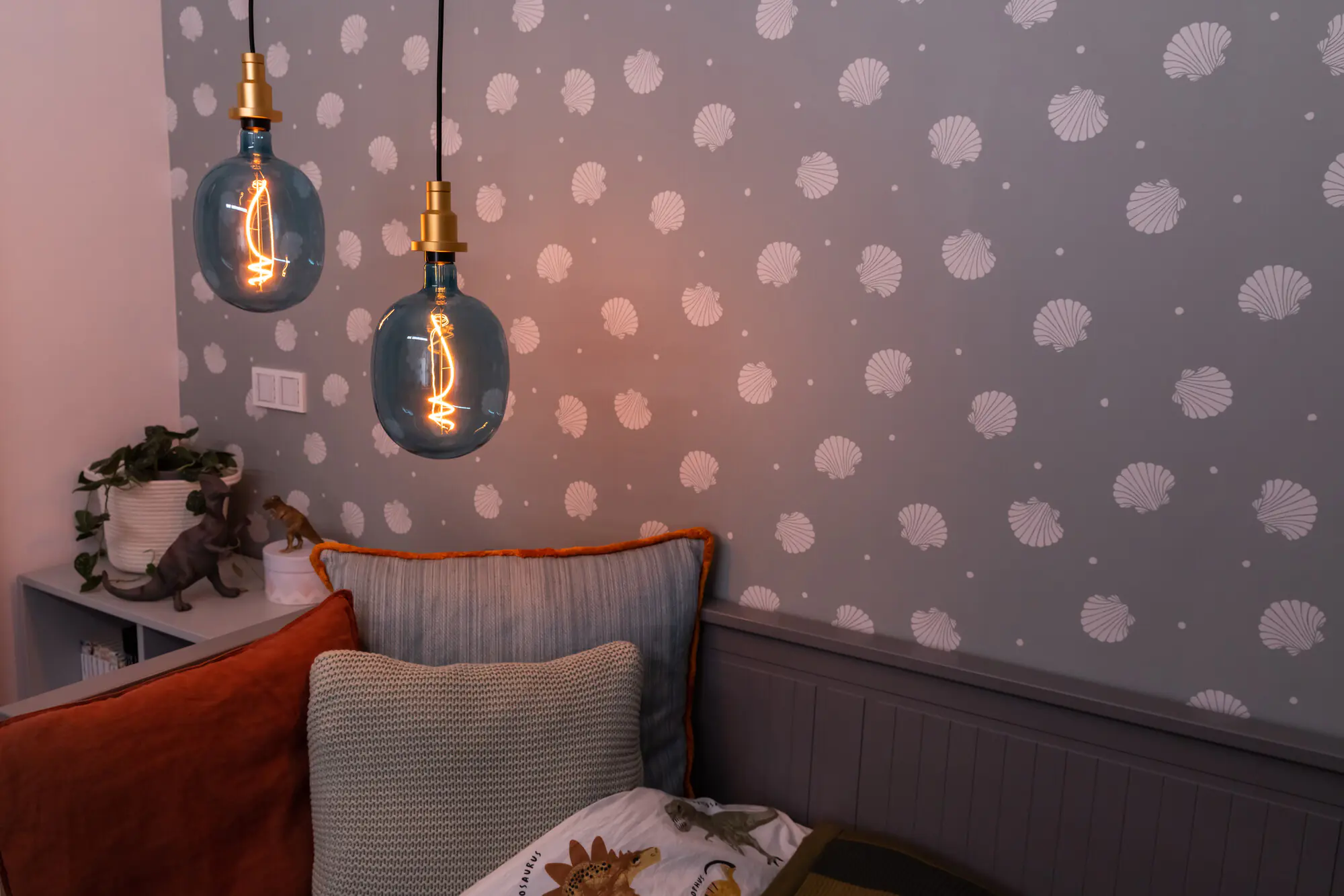 Ledvance LED Leuchtmittel Vintage 1906 Ballon10 E27 4,5 W dimmbar blau