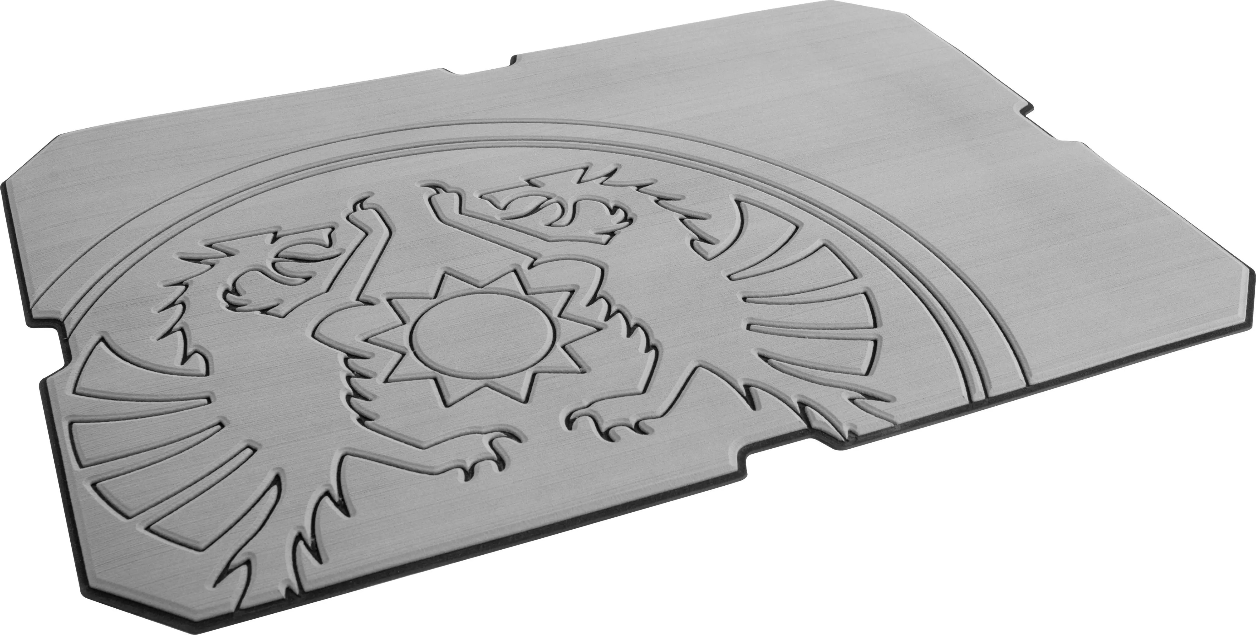 Petromax Haft-Auflage für Kühlbox kx50 mit Drachenemblem grau