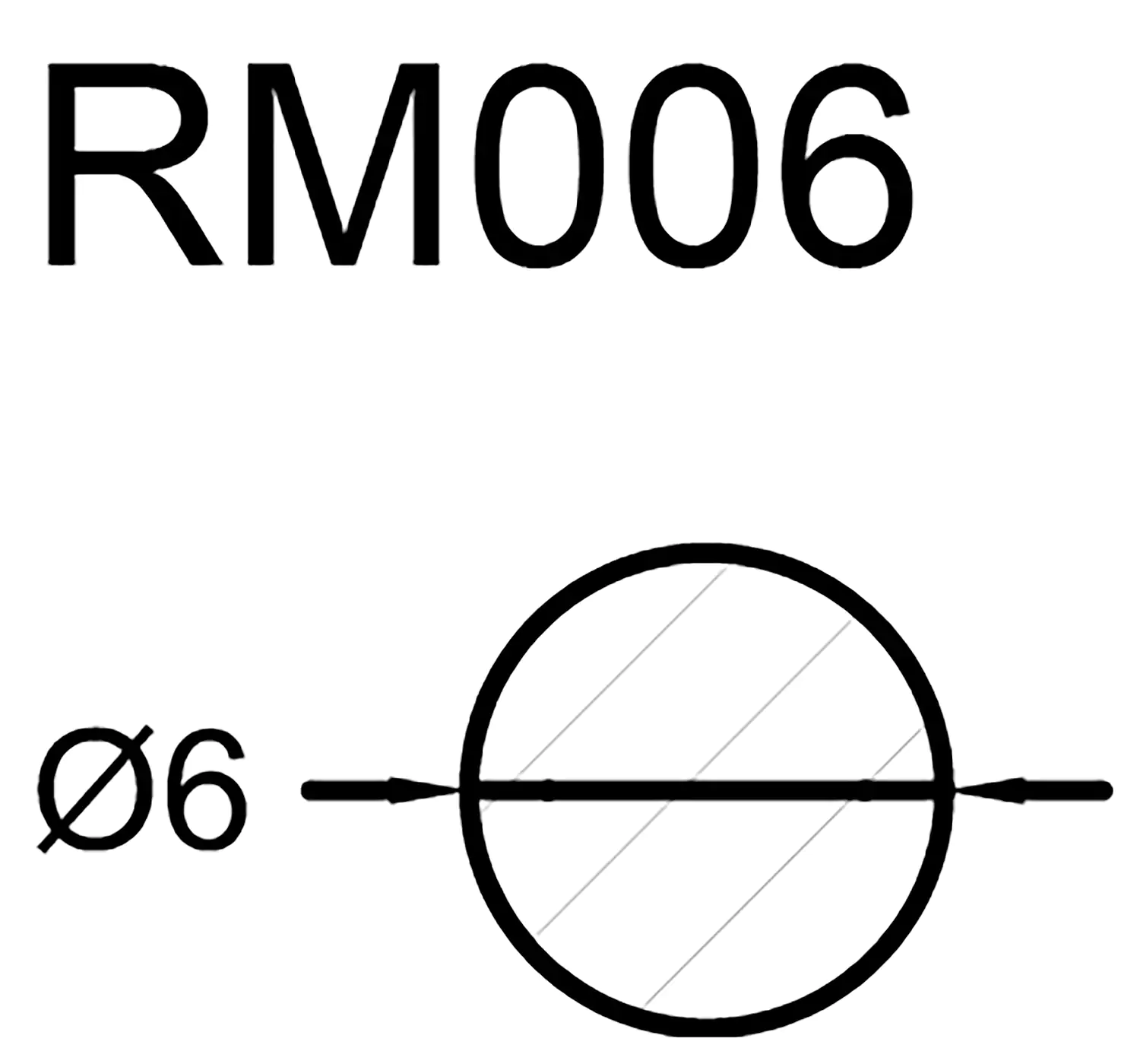 FN Neuhofer Rundstab glatt 100 cm 6 x 6 mm